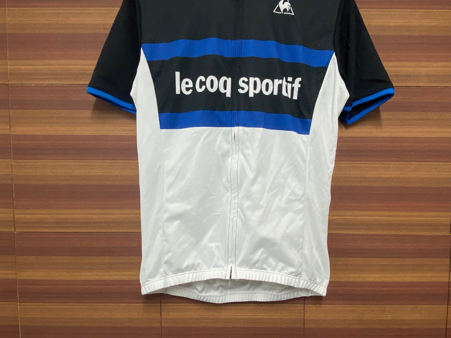 IH482 ルコックスポルティフ Le Coq Sportif 半袖 サイクルウェア M 白 黒