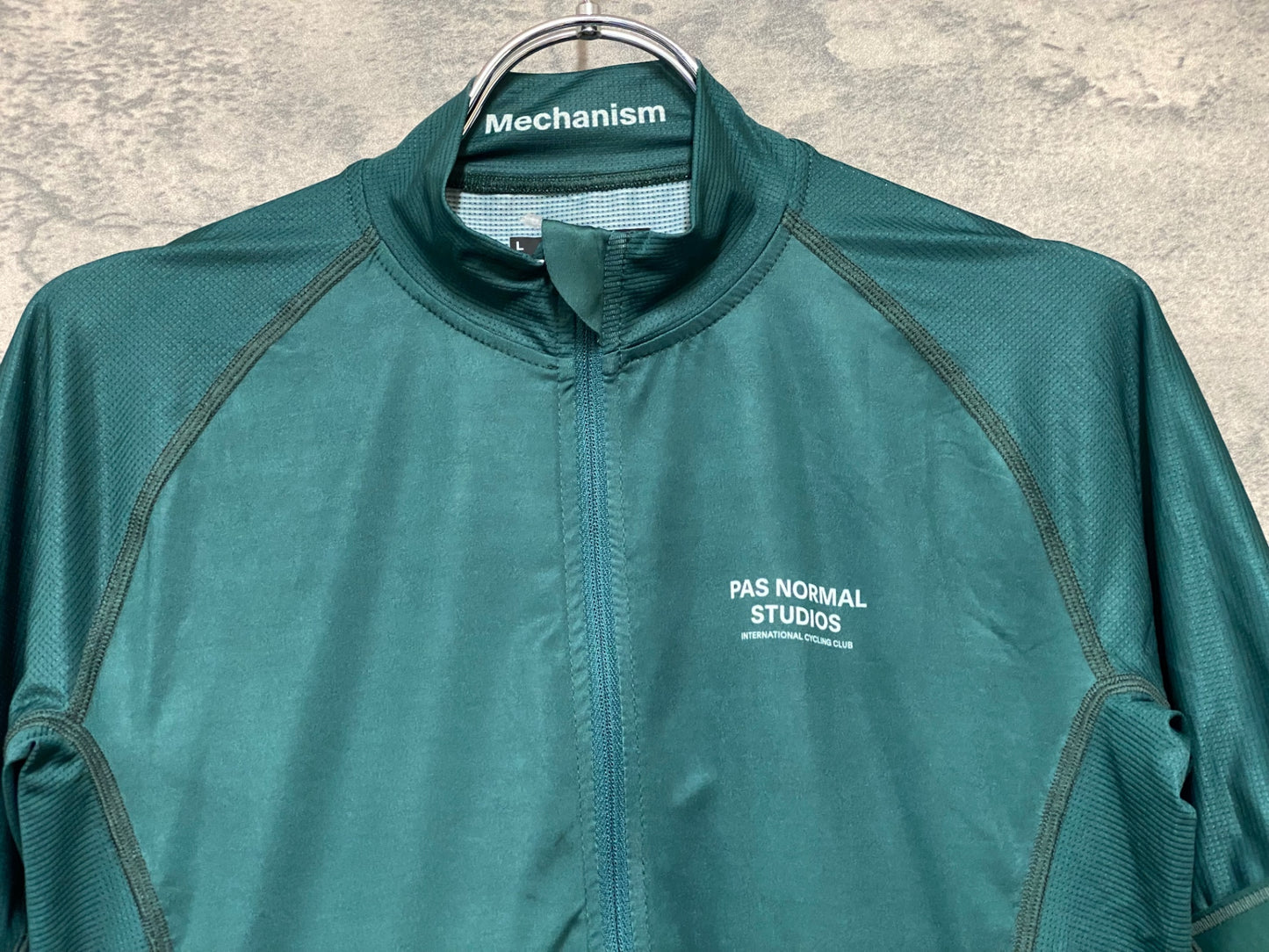 JC412 パスノーマルスタジオ Pas Normal Studios | Men's Mechanism Jersey 半袖 サイクルジャージ ペトロレウム L