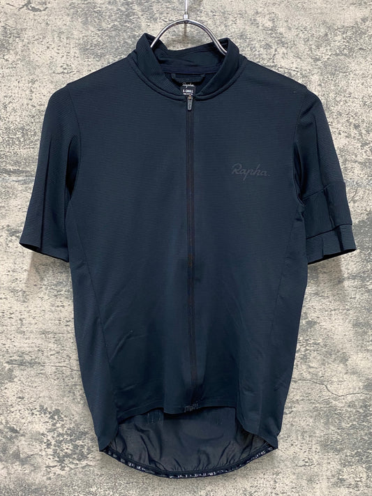 IV244 ラファ Rapha FLYWEIGHT JERSEY 半袖 サイクルジャージ 黒 XS