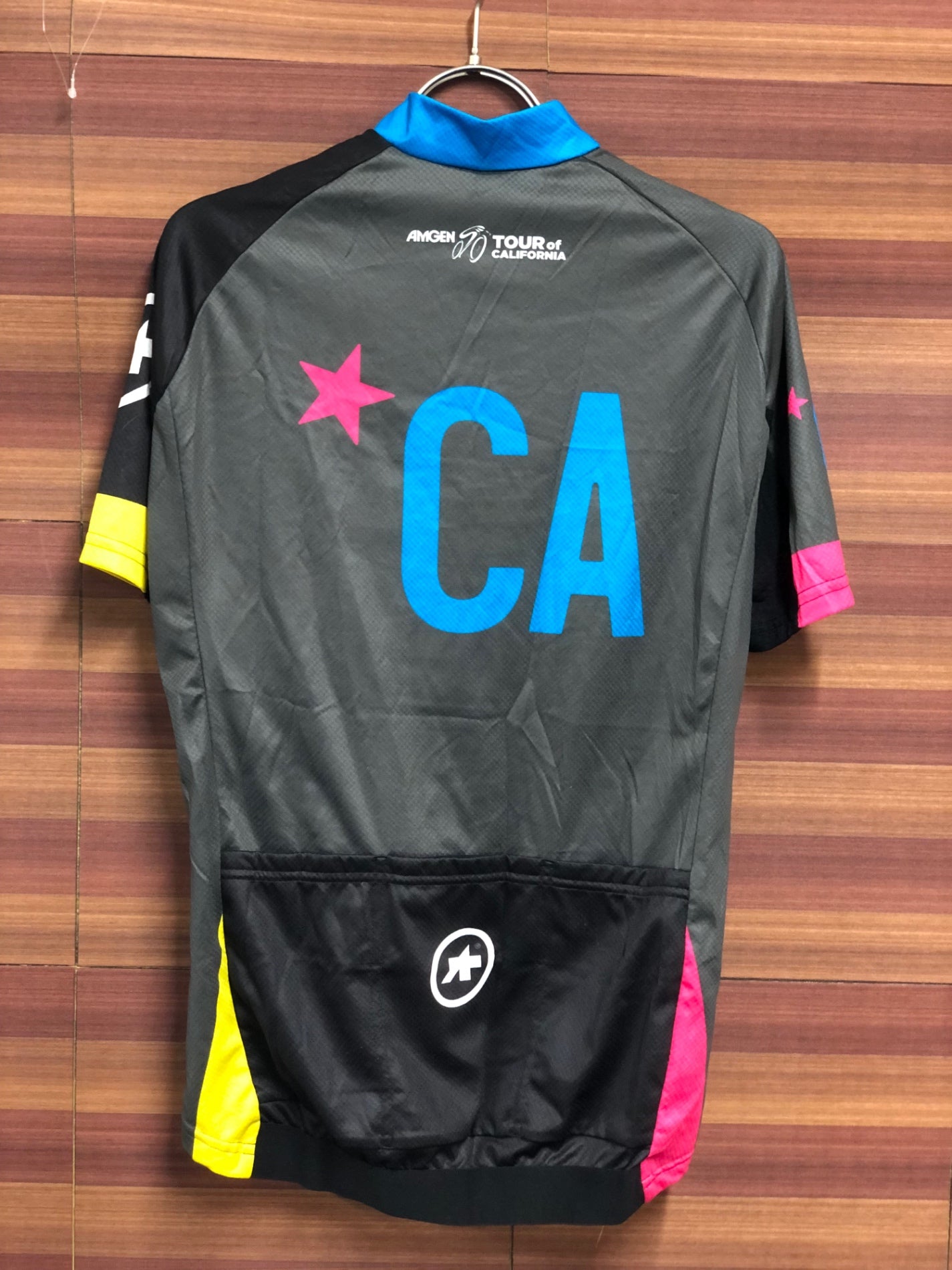 IO890 アソス ASSOS 半袖サイクルジャージ 黒青 Mサイズ