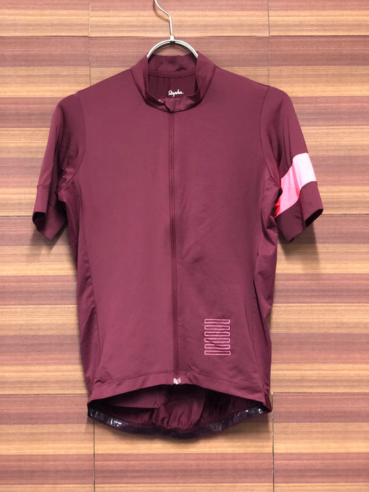 IO160 ラファ Rapha PRO TEAM TRAINING JERSEY Ⅱ 半袖 サイクルジャージ バーガンディ S