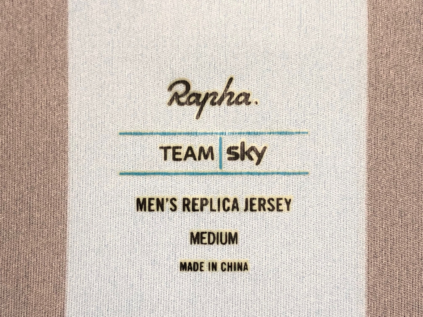 JC813 ラファ Rapha MEN'S REPLICA JERSEY 半袖 サイクルジャージ 黒 M TEAM sky