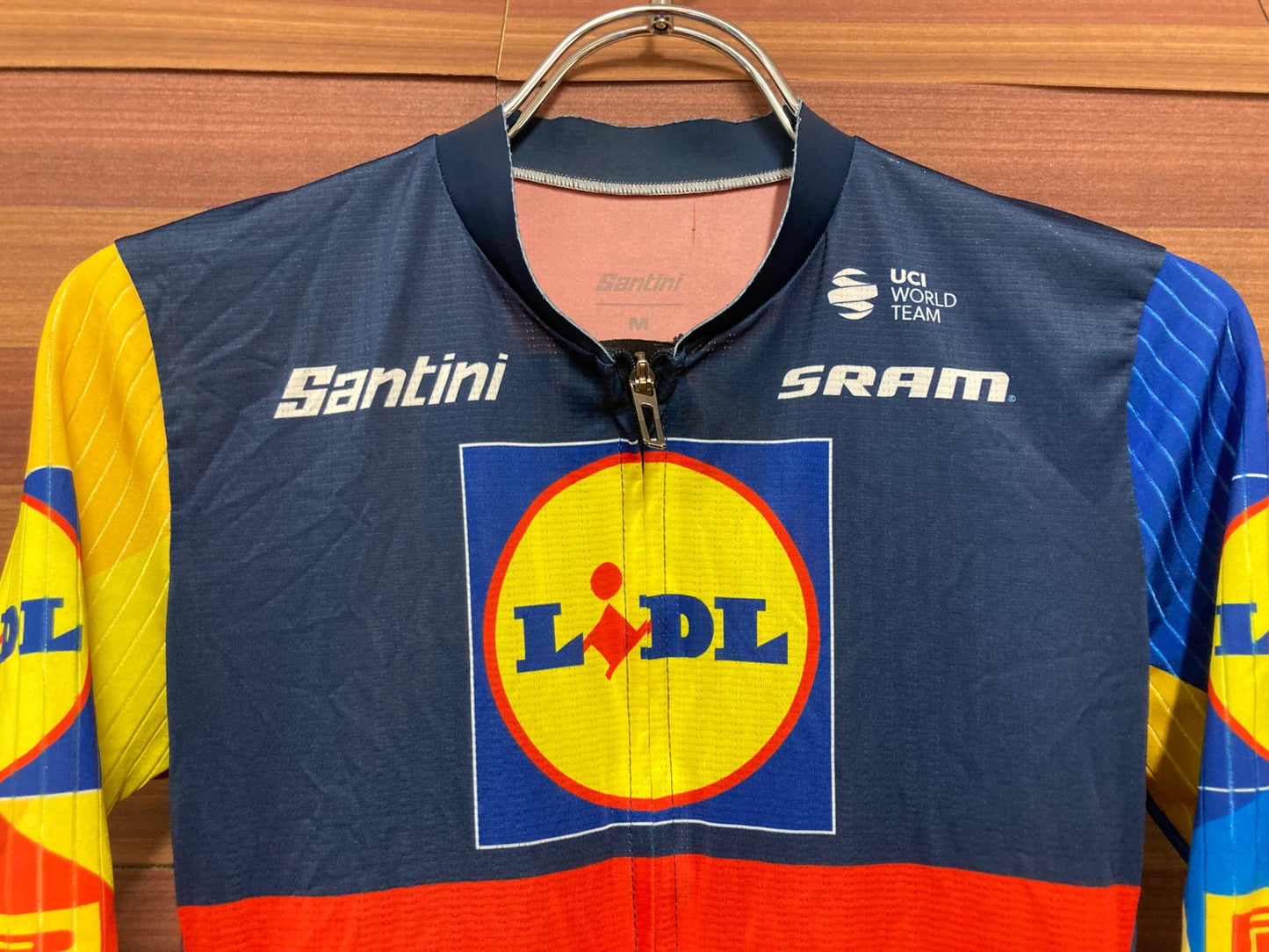 IS688 サンティーニ Santini リドル トレック LiDL TREK 半袖 サイクルジャージ M