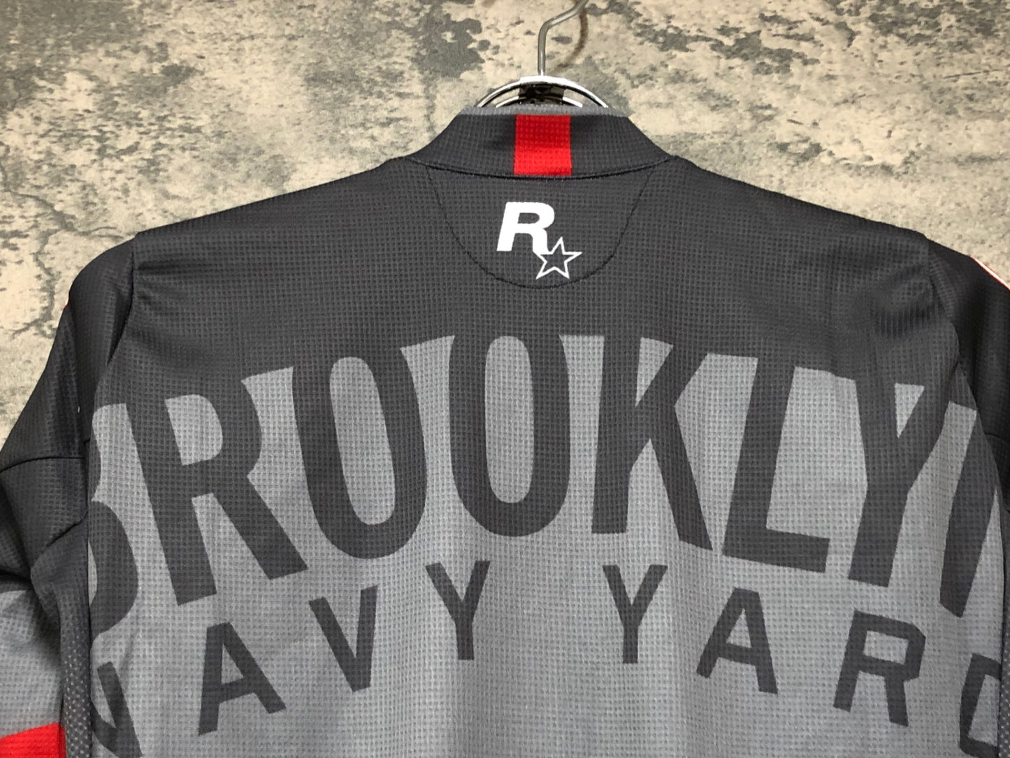 JC762 カステリ CASTELLI 半袖 サイクルジャージ グレー S BROOCKLYN NAVY YARD RED HOOK CRIT