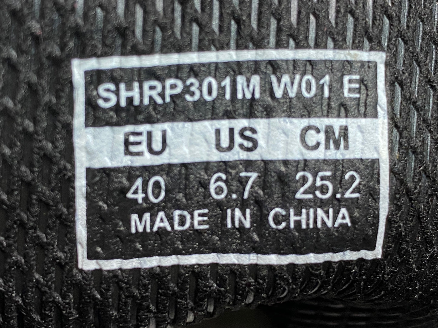 JA667 シマノ SHIMANO RP3 SH-RP301 ビンディングシューズ SPD-SL EU40 白 未使用品