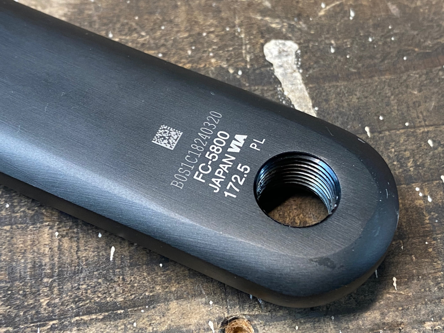 IR177 4iiii パワーメーター SHIMANO 105 FC-5800 左クランク 172.5mm ※電池カバー欠品、接続未確認