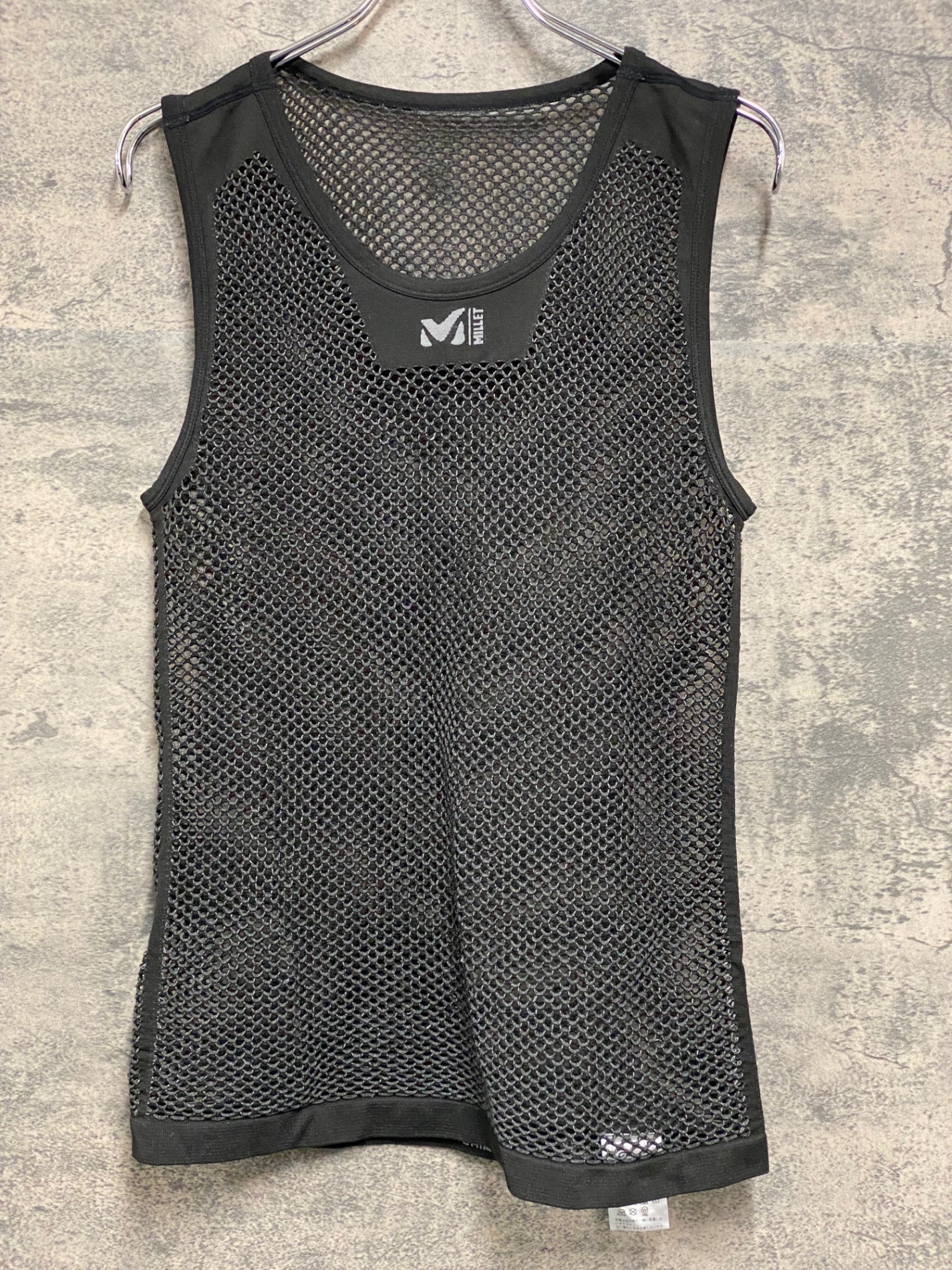 JB031 ミレー MILLET ノースリーブ ベースレイヤー 黒 L-XLDRYNAMIC