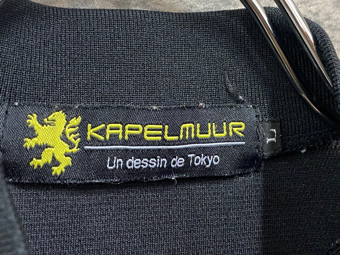 IX284 カペルミュール KAPELMUUR 半袖 サイクルジャージ L 黒