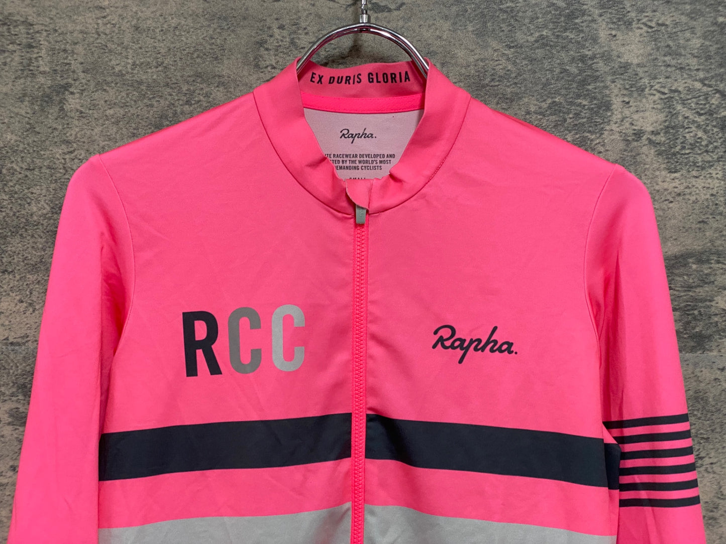 JB922 ラファ Rapha RCC PRO TEAM LONG SLEEVE MIDWEIGHT JERSEY 長袖 サイクルジャージ ピンク S