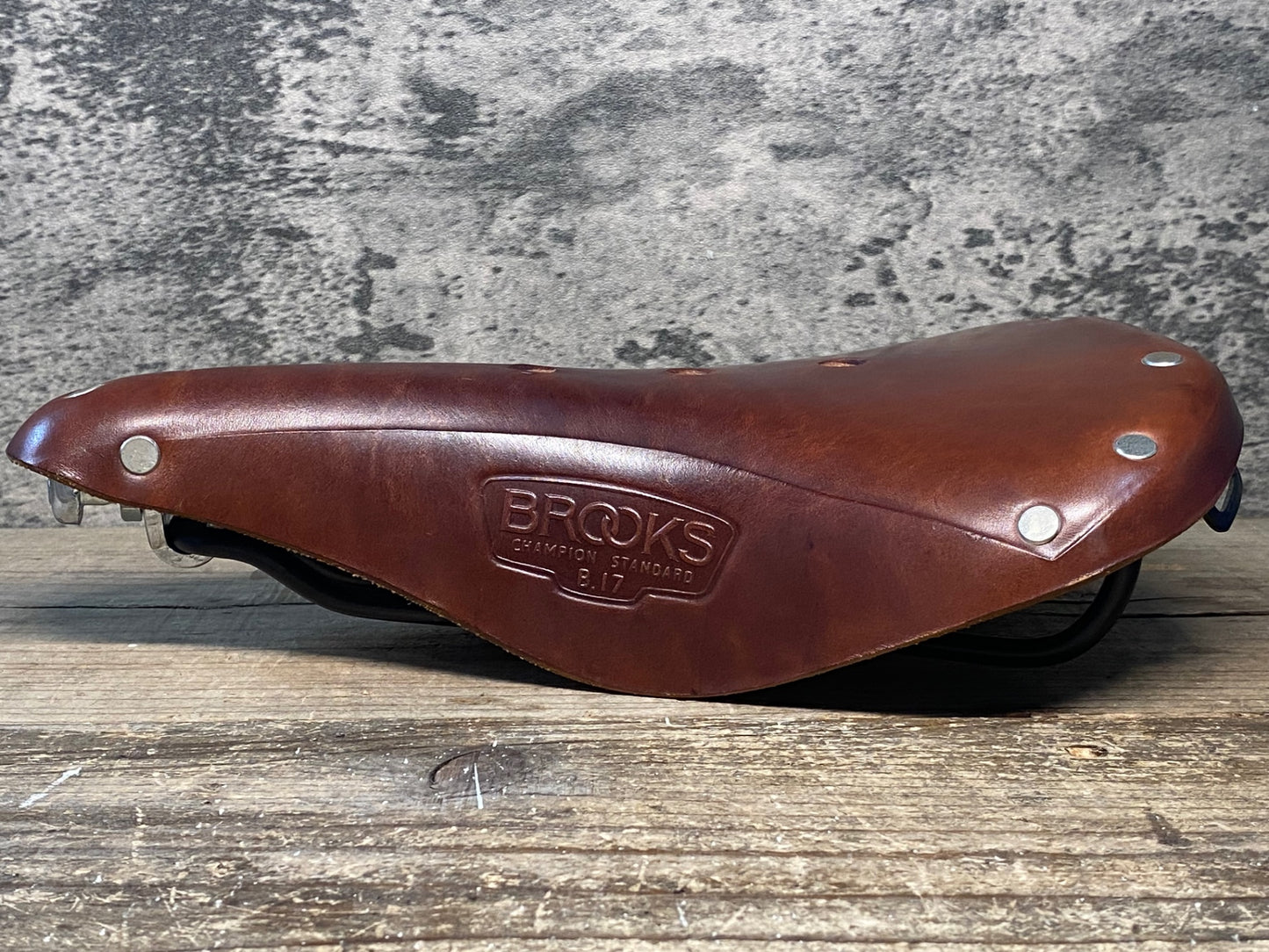 IN171 ブルックス BROOKS B17 皮 レザー サドル 茶 クロモリレール