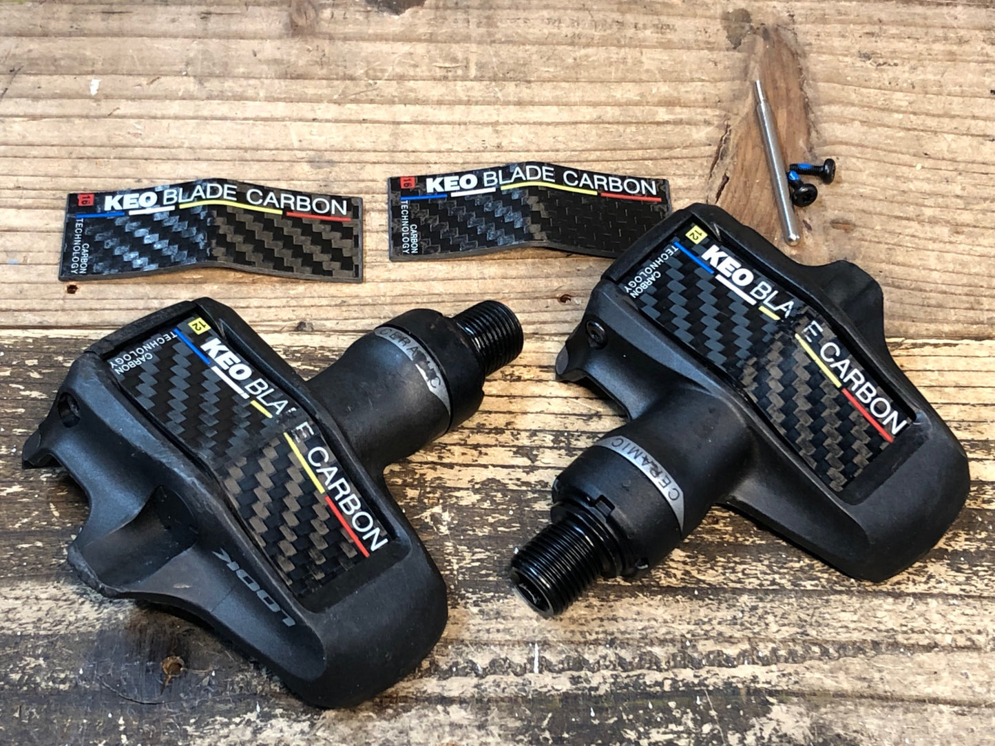 JA223 ルック LOOK KEO CARBON CERAMIC ビンディングぺダル クロモリシャフト