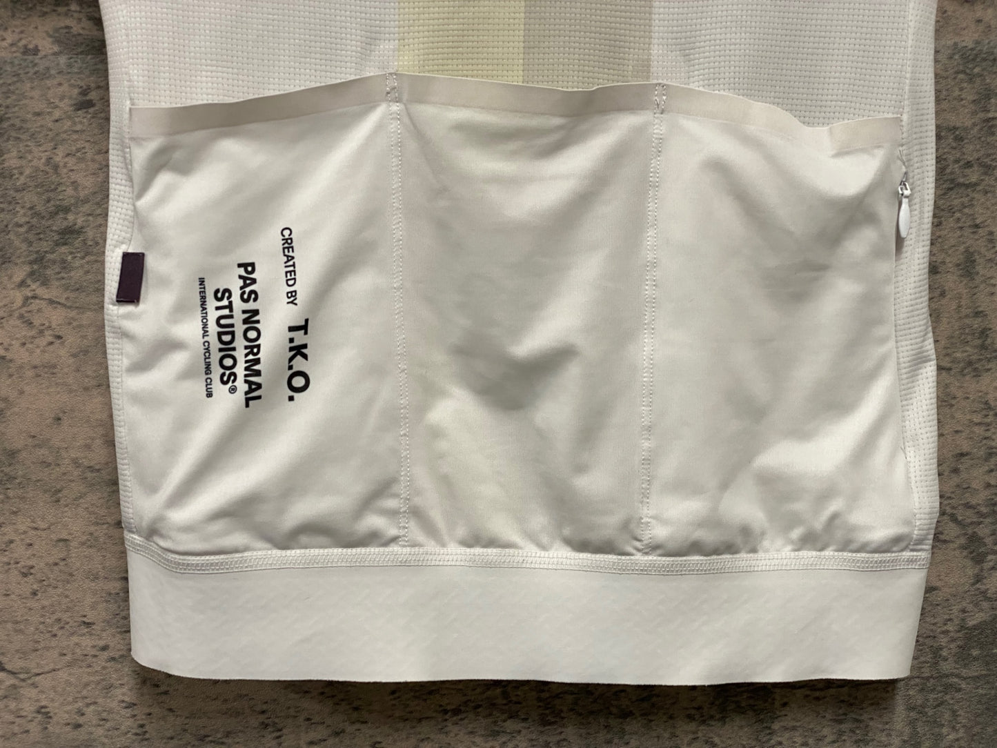 JD917 パスノーマルスタジオ PAS NORMAL STUDIOS T.K.O. 半袖 サイクルジャージ 白 レディース XS