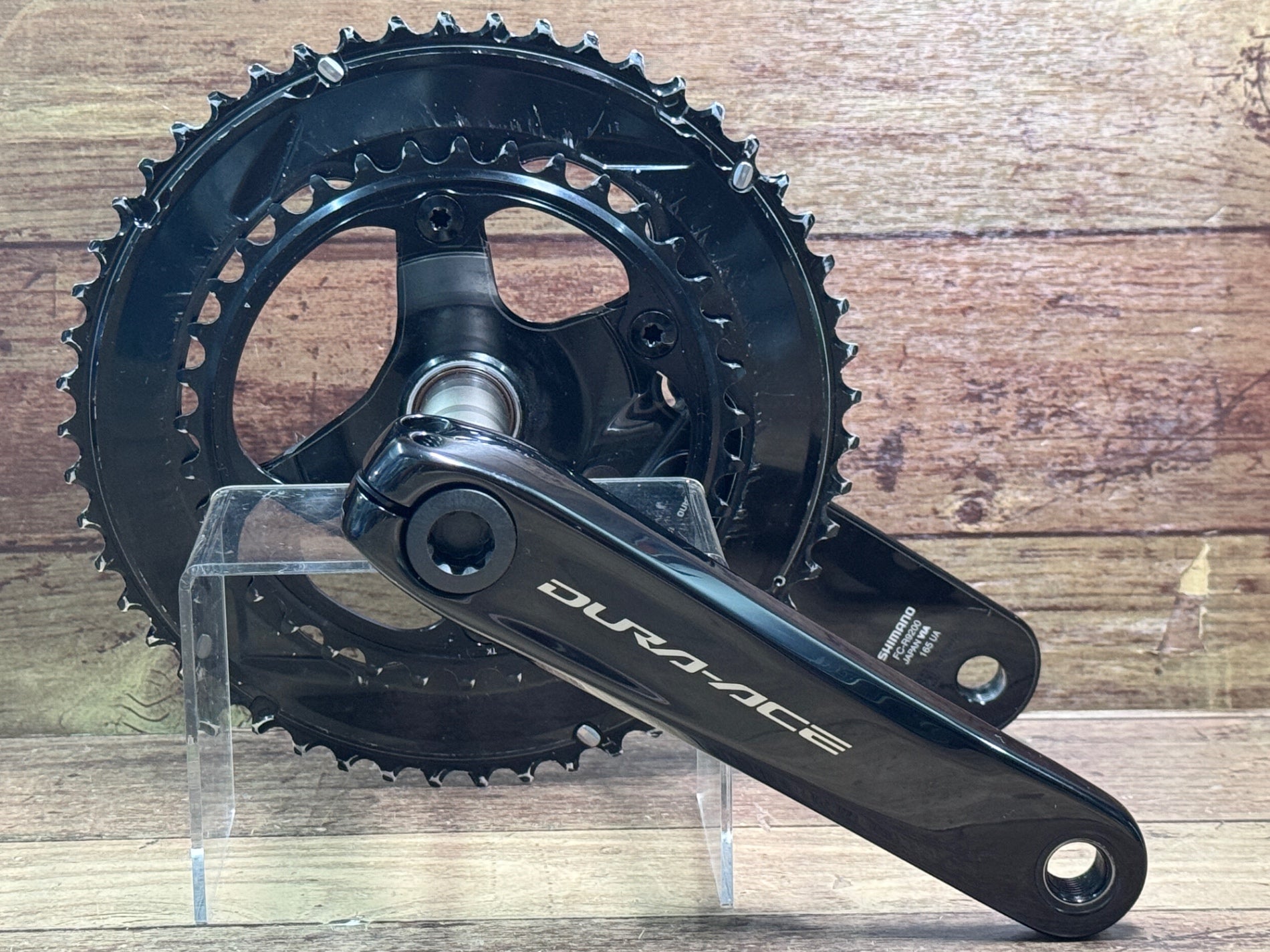 IH364 フォーアイ 4iiii PML100 パワーメーター クランクセット SHIMANO DURA-ACE FC-R9200 52/36T  165mm 両足 ※センサーキャップ割れ