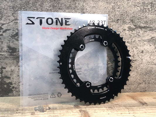 IU033 Stone Design チェーンリング PCD110 4H 48/33T シマノ対応