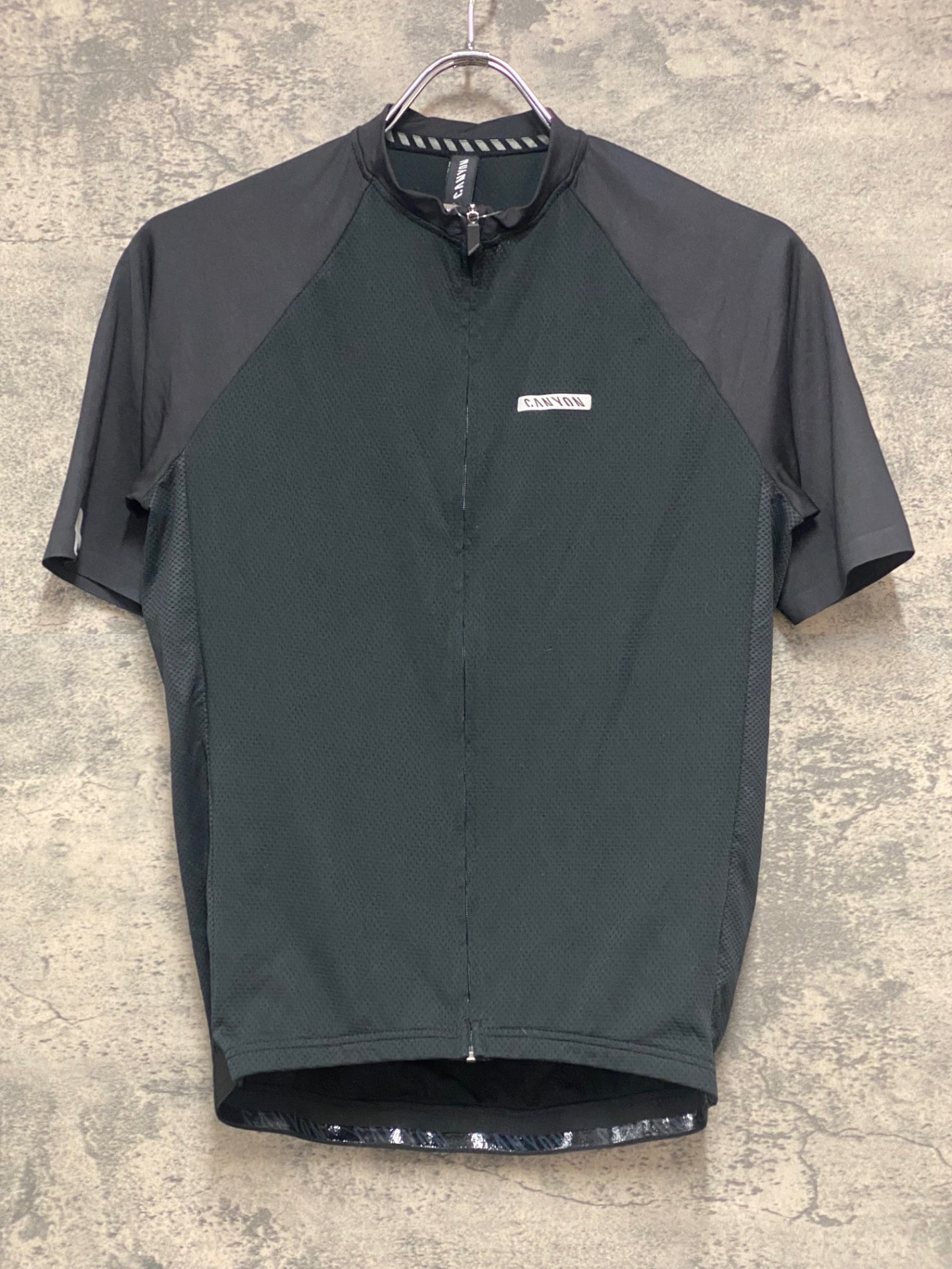 IY349 キャニオン CANYON 半袖 サイクルジャージ 黒 M
