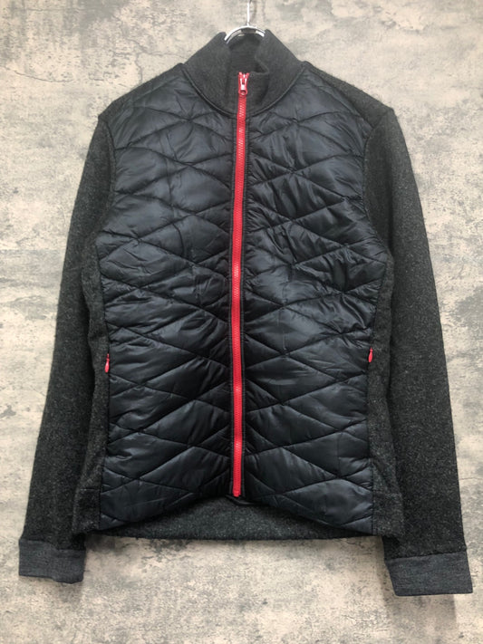 IV210 カペルミュール KAPELMUUR 長袖 サイクルジャケット 黒 L 中綿 ダウン