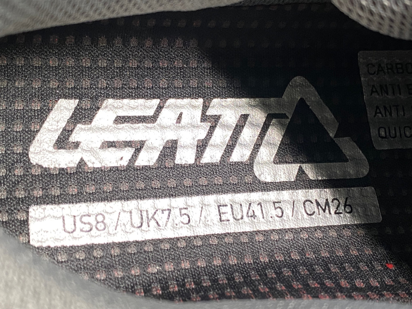 IZ349 リアット LEATT 2.0 FLAT MTBシューズ EU41.5 グレー