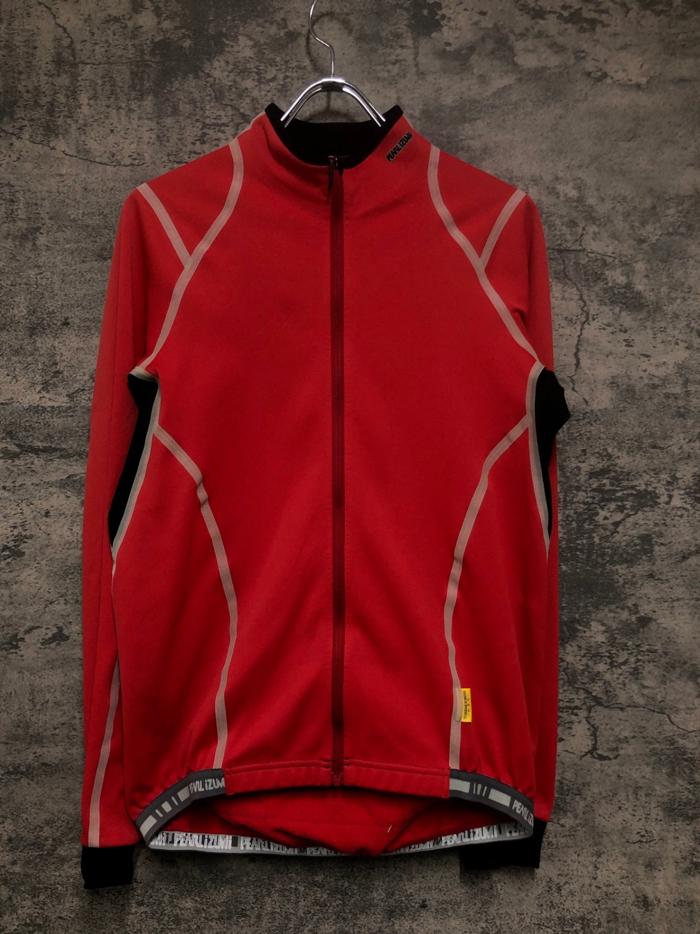IW548 パールイズミ PEARL iZUMi 長袖 サイクルジャケット 赤 L 裏起毛 THERMODRESS NEO