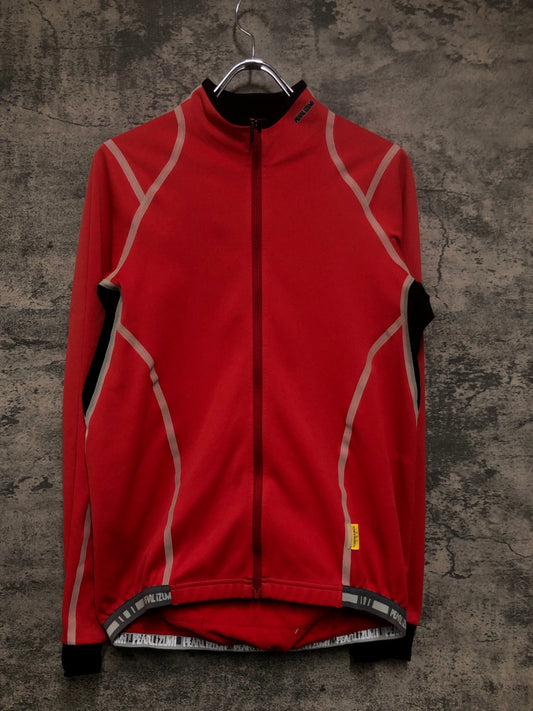 IW548 パールイズミ PEARL iZUMi 長袖 サイクルジャケット 赤 L 裏起毛 THERMODRESS NEO