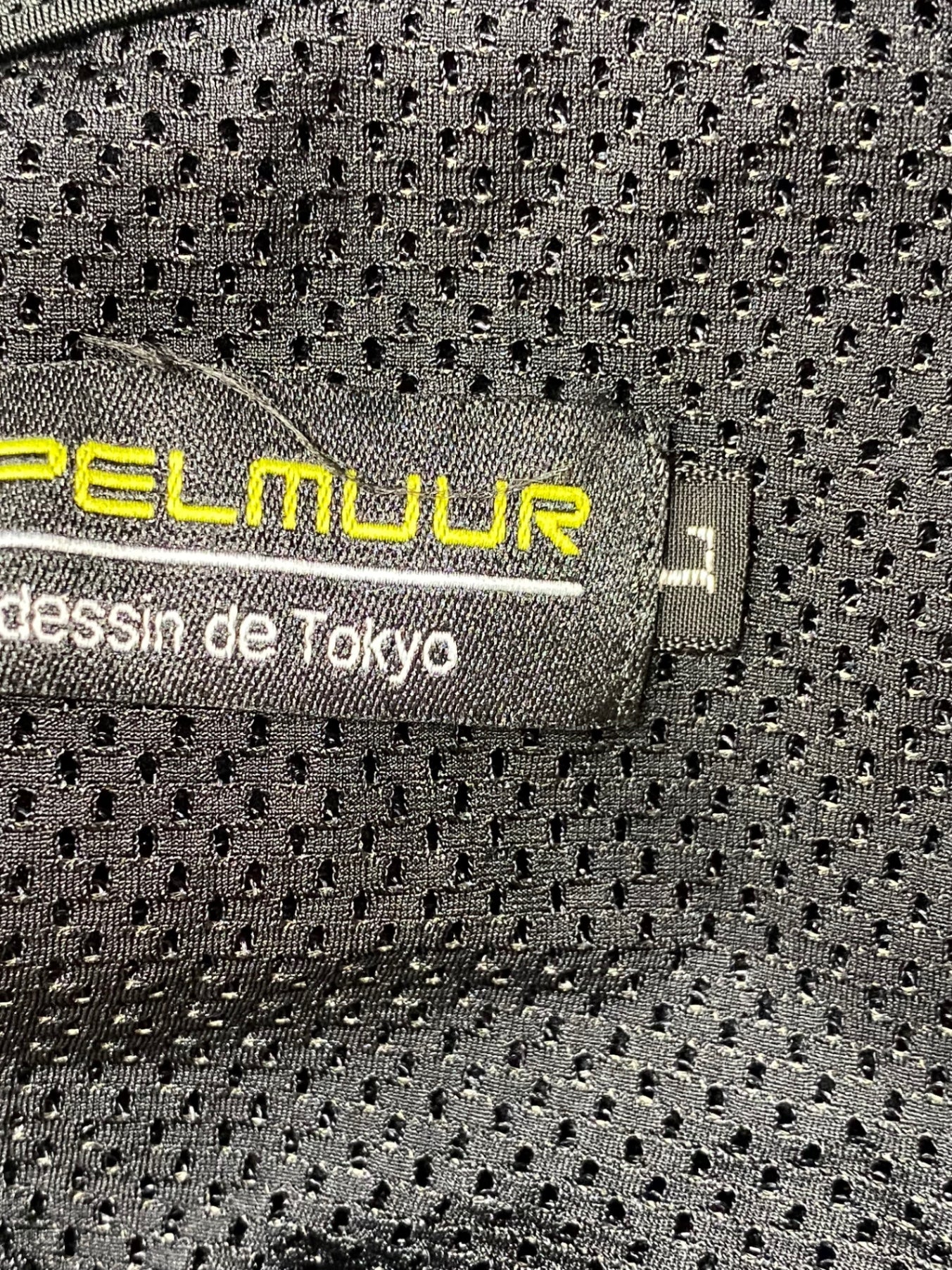 IS136 リオンドカペルミュール Lion de KAPELMUUR ビブタイツ 黒 L 裏起毛 ジッパー付き