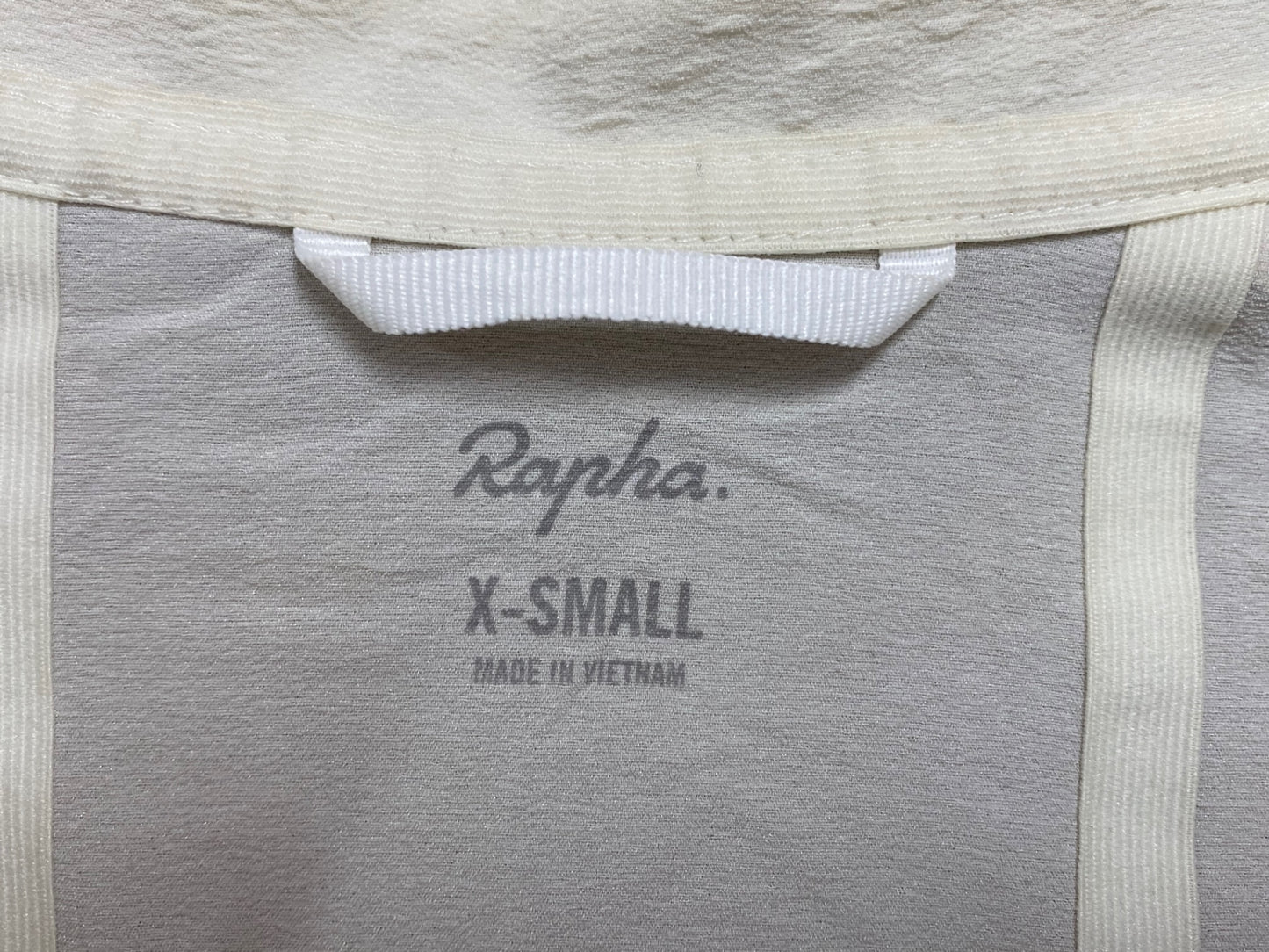 HU629 ラファ Rapha WOMEN'S SILK FLYWEIGHT JERSEY 半袖 サイクルジャージ 白 XS ※汚れ