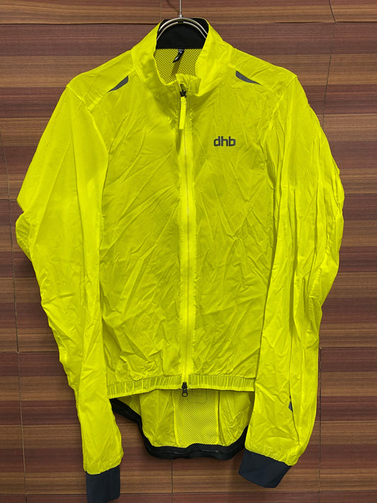 IQ603 dhb 長袖 ウィンドブレイカー 黄 M