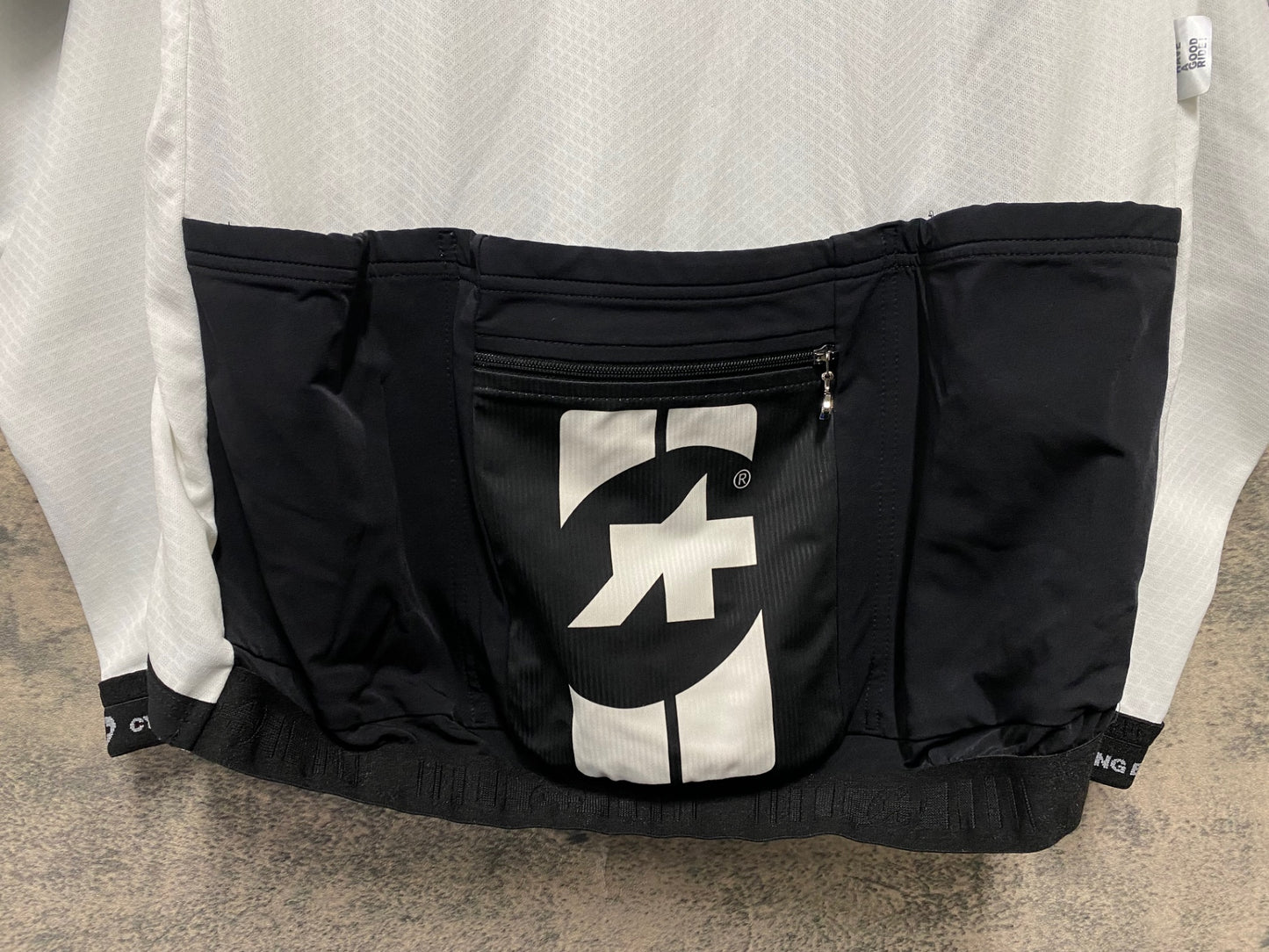 IW208 アソス assos INTERMEDIATE S 長袖 サイクルジャージ 白黒 L