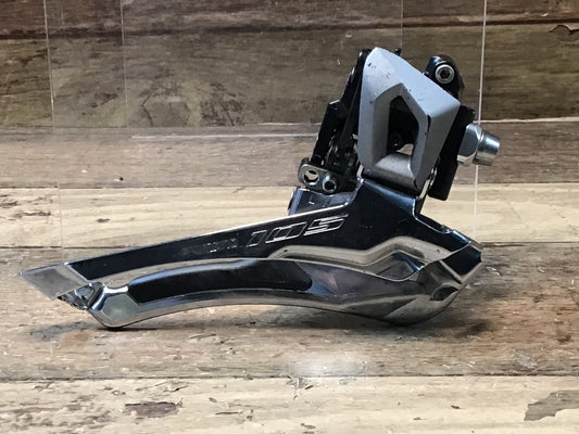 IK379 シマノ SHIMANO 105 FD-R7000 2x11s フロントディレイラー 直付 シルバー