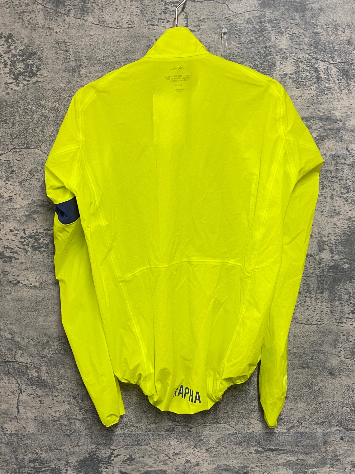 JC601 ラファ Rapha PRO TEAM LW SHADOW JACKET 長袖 サイクルジャケット 黄色 M