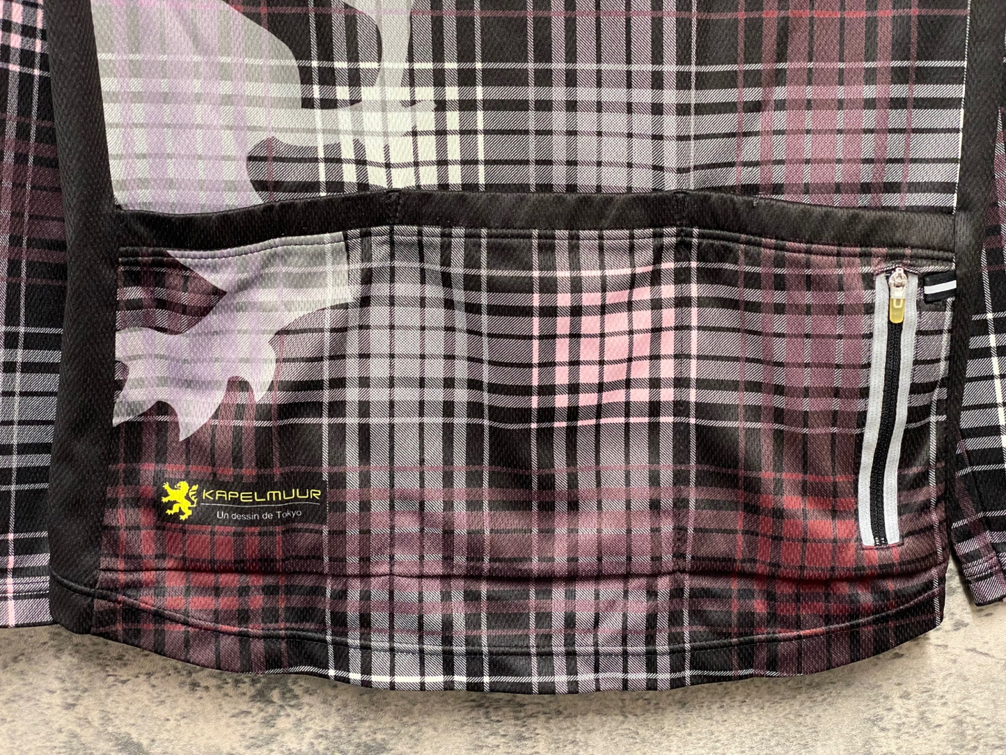 IZ547 カペルミュール kapelmuur 長袖サイクルジャージ 黒ピンク M