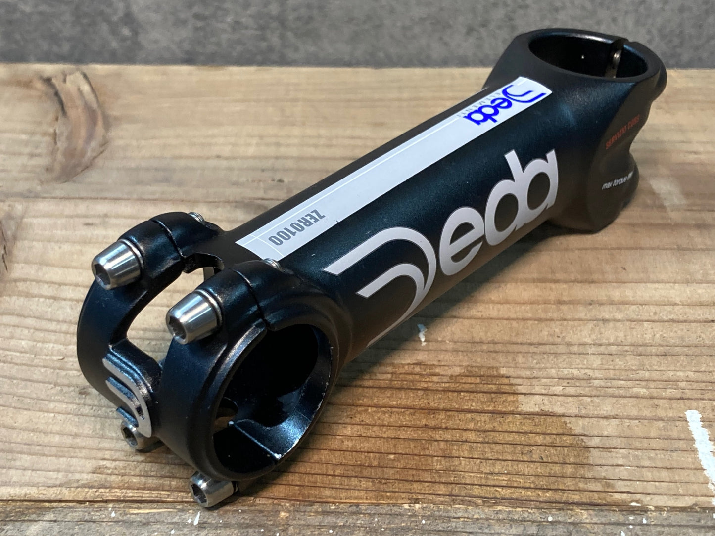 IM555 デダ Ddeda ゼロ ZERO 100 SERVIZIO CORSE アルミステム 黒 120mm Φ31.7 OS