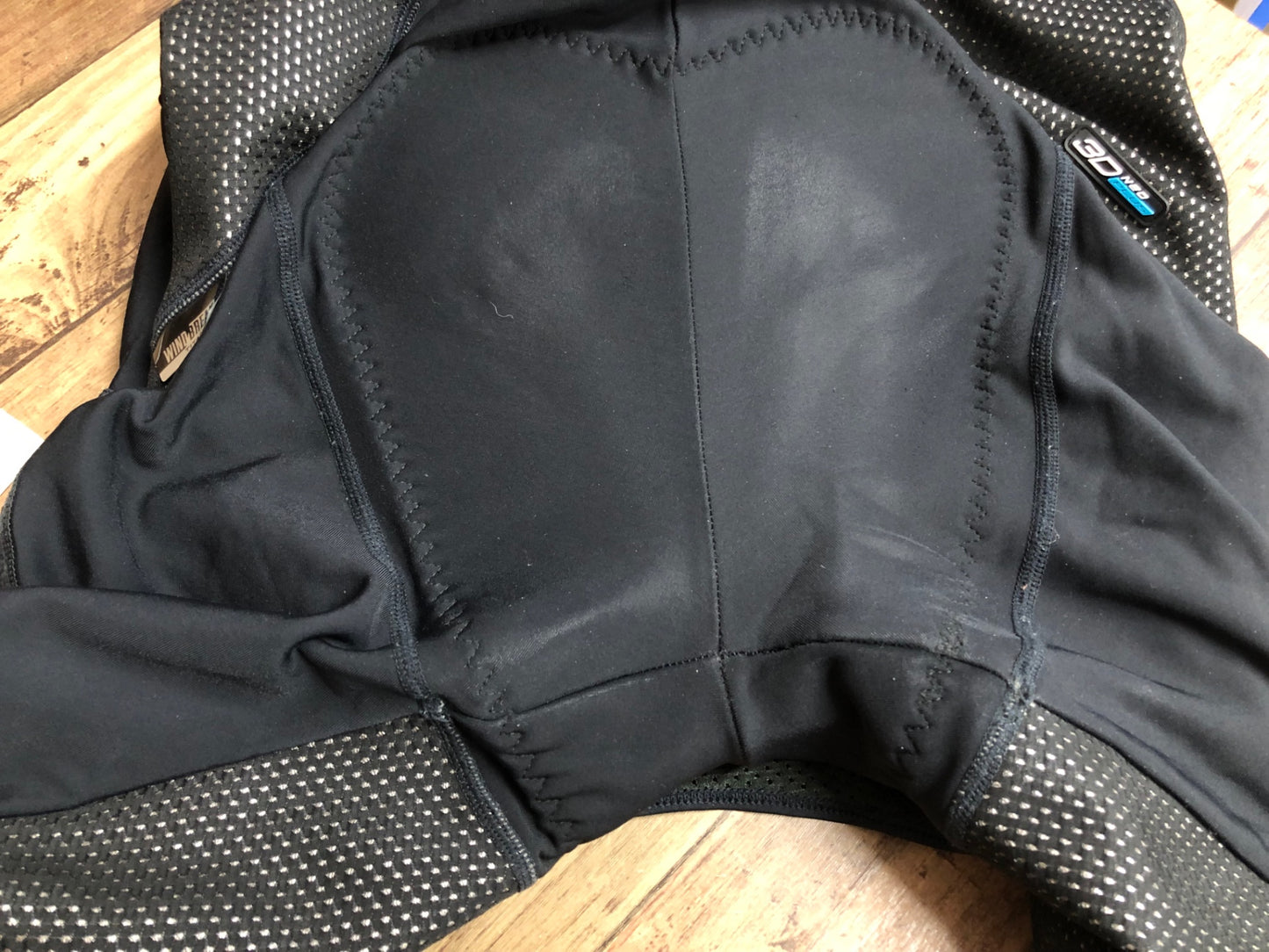 IO723 パールイズミ PEARL iZUMi ビブタイツ 黒 L 裏起毛 WINDBREAK TITANIUM