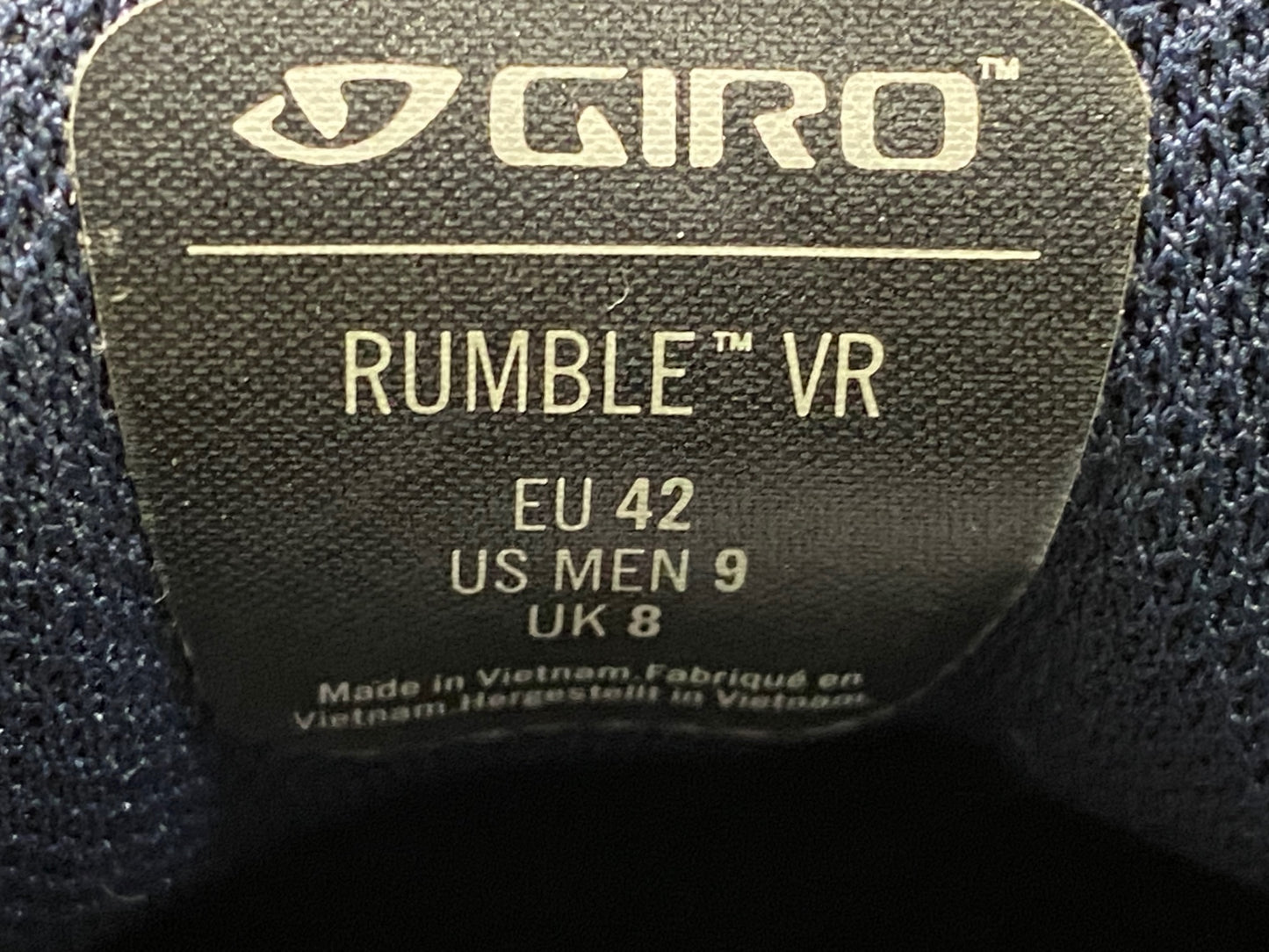 IX080 ジロ GIRO ランブル RUMBLE VR ビンディングシューズ SPD ネイビー EU42