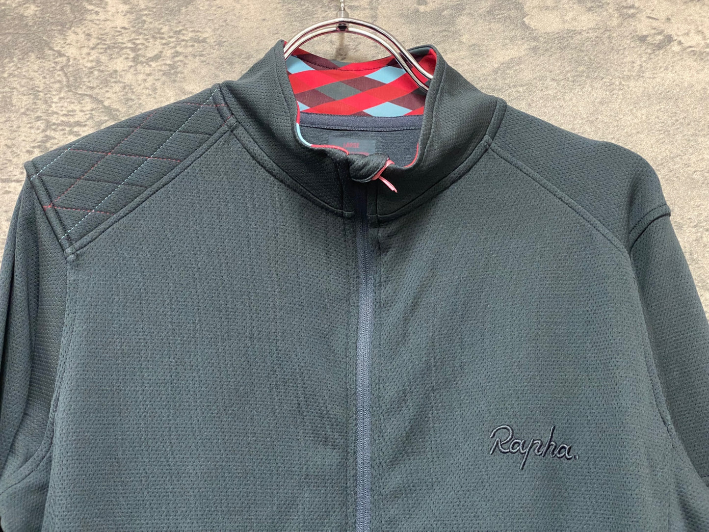 IZ839 ラファ Rapha CORE LONG SLEEVE JERSEY 長袖 サイクルジャージ グレー L