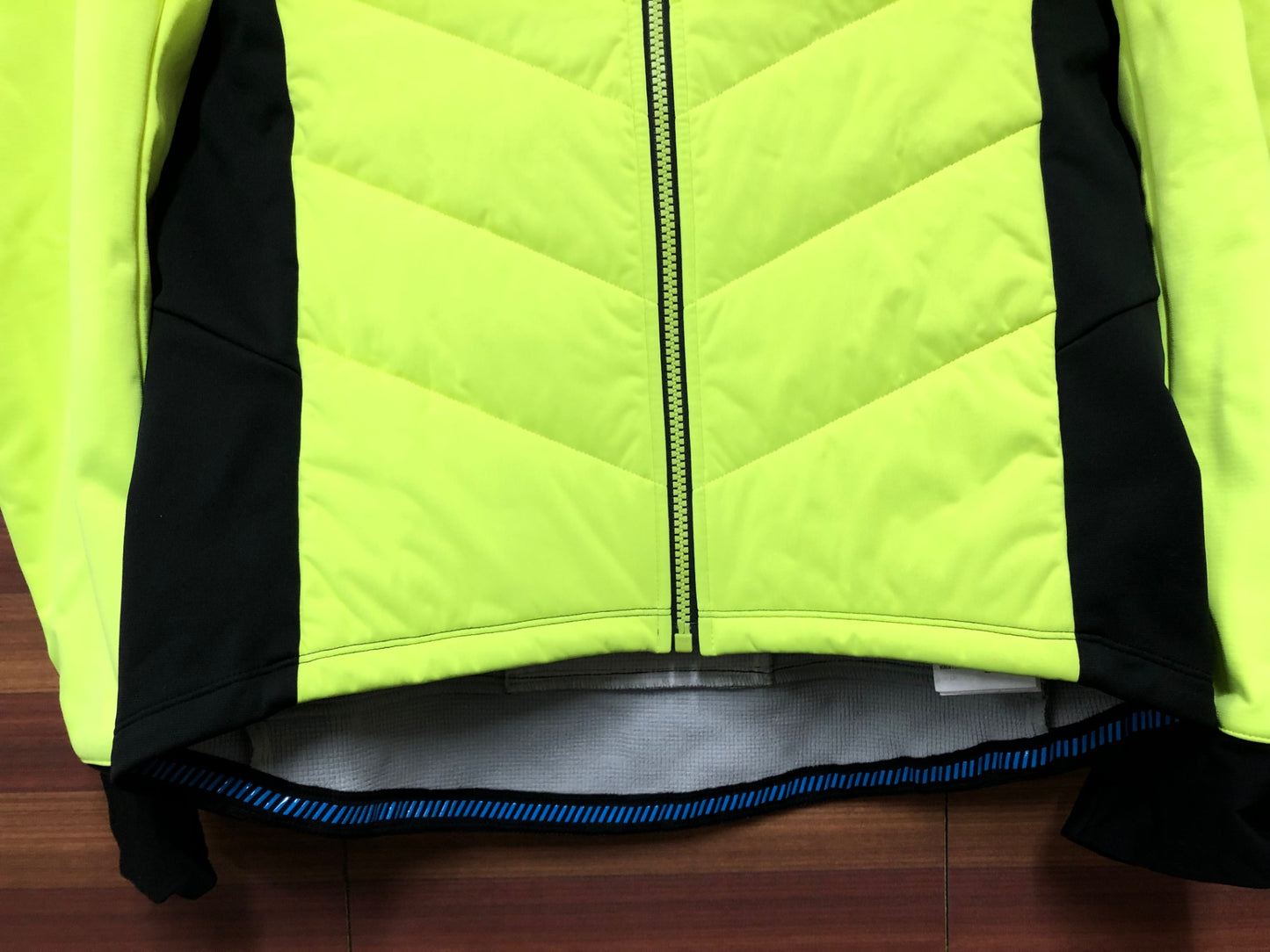 IN739 シマノ SHIMANO 長袖 サイクルジャケット 黄 L 裏起毛