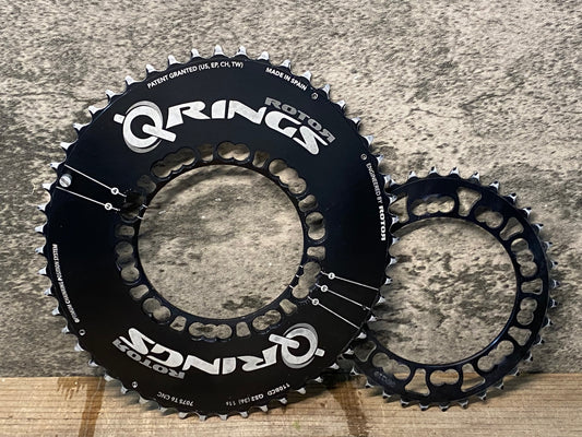 IS052 ローター ROTOR Q-RINGS 楕円 チェーンリング セット 52/36T 110BCD 5H