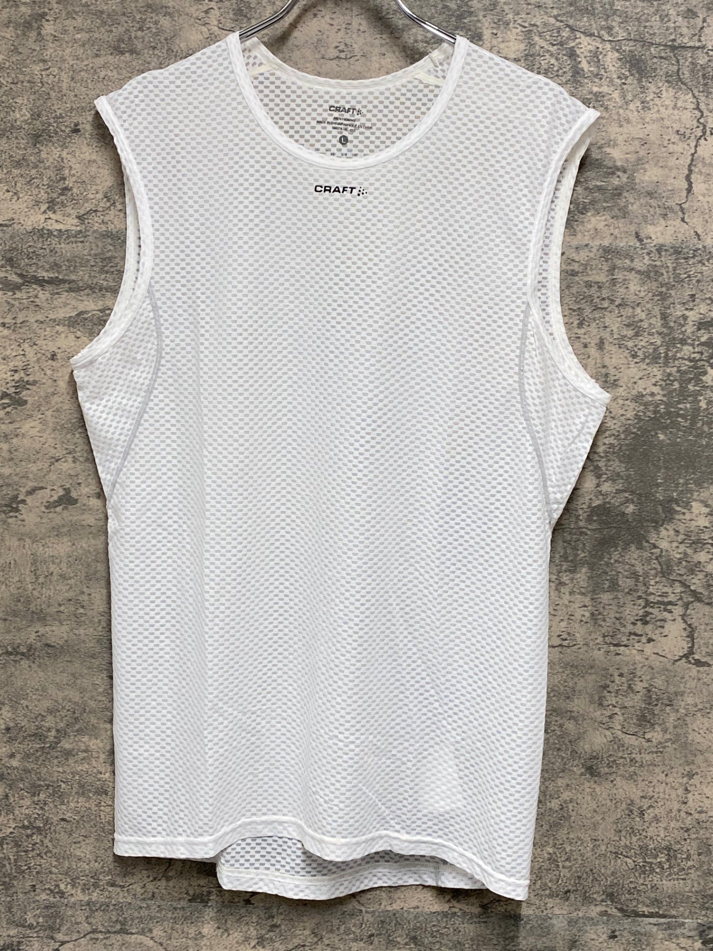 JB032 クラフト CRAFT ノースリーブ ベースレイヤー 白 L