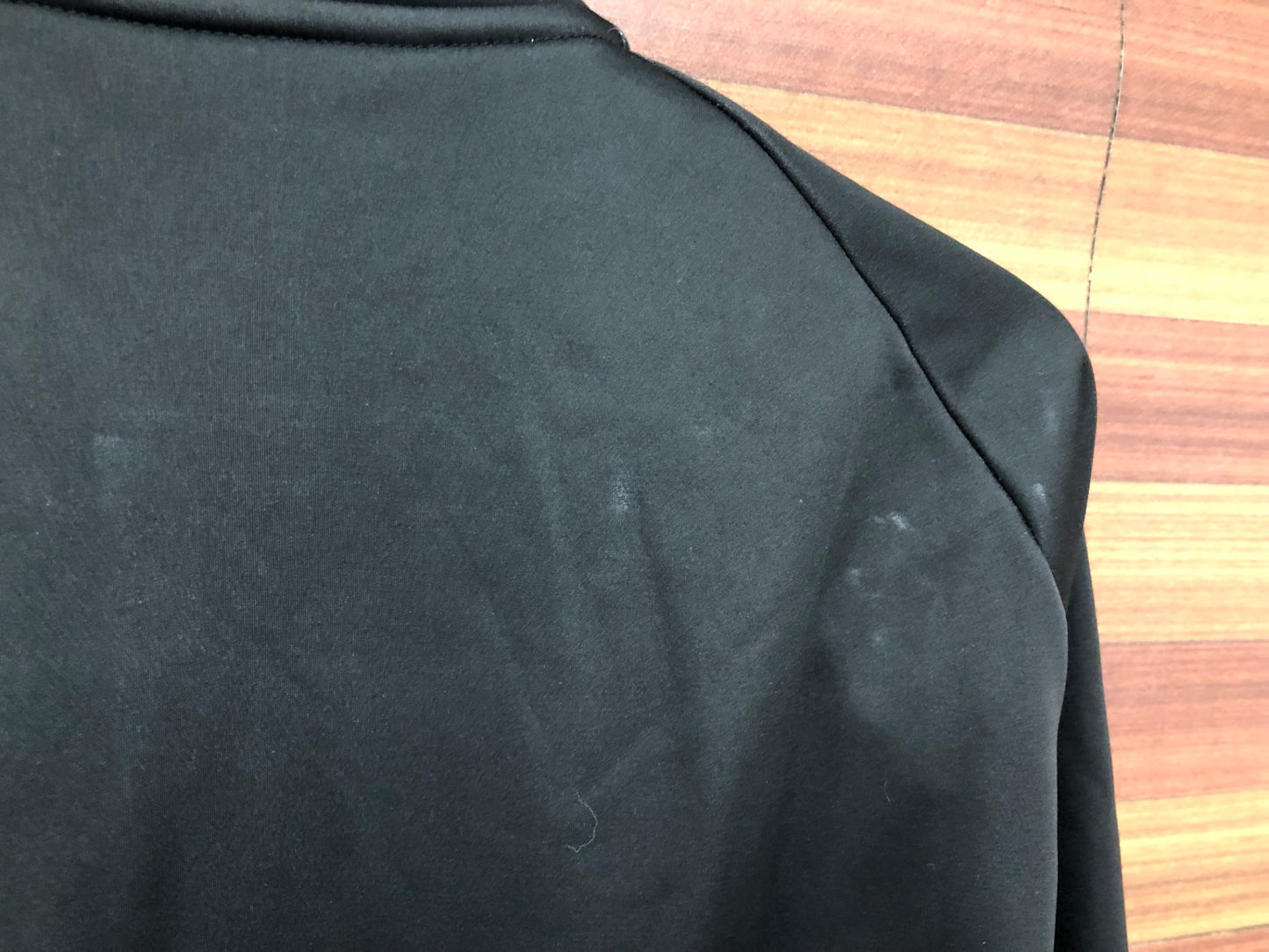 IO078 ルコックスポルティフ le coq sportif 長袖 サイクルジャケット 黒 白 O 裏起毛