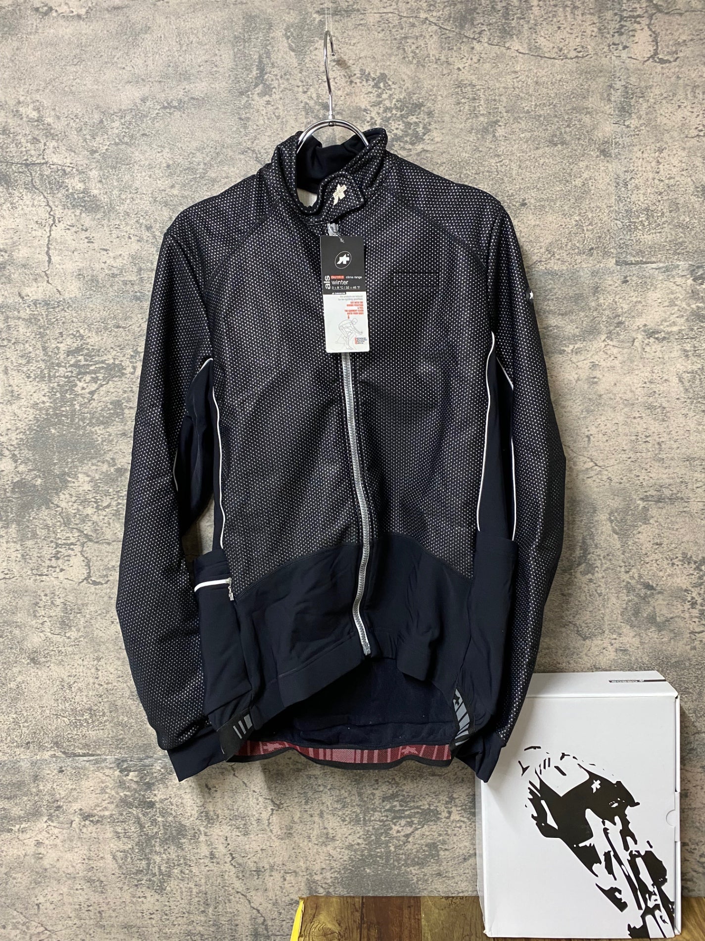 JA148 アソス assos air Jack851 長袖 サイクルジャケット 黒 XL 裏起毛