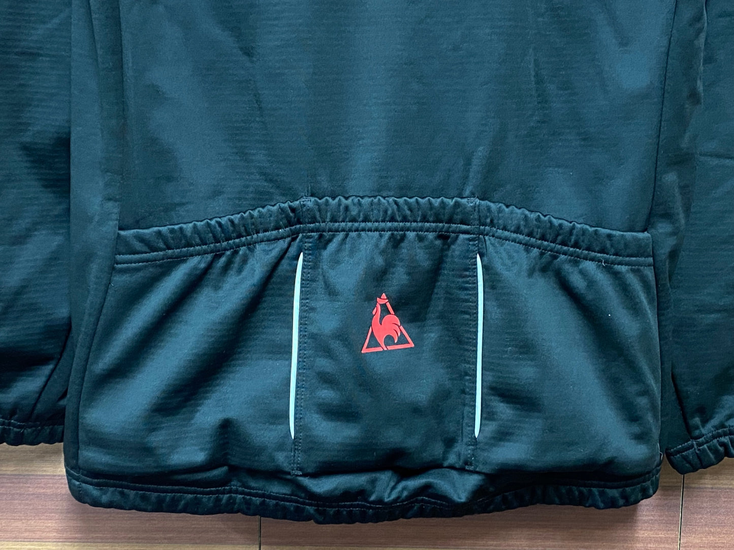 IK147 ルコックスポルティフ le coq sportif 長袖サイクルジャケット 黒 L 裏起毛