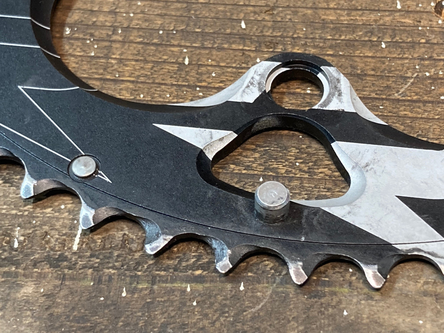 IO313 リデア RIDEA POWER RING 楕円チェーンリング 50/35T 11S 5アーム BCD110mm