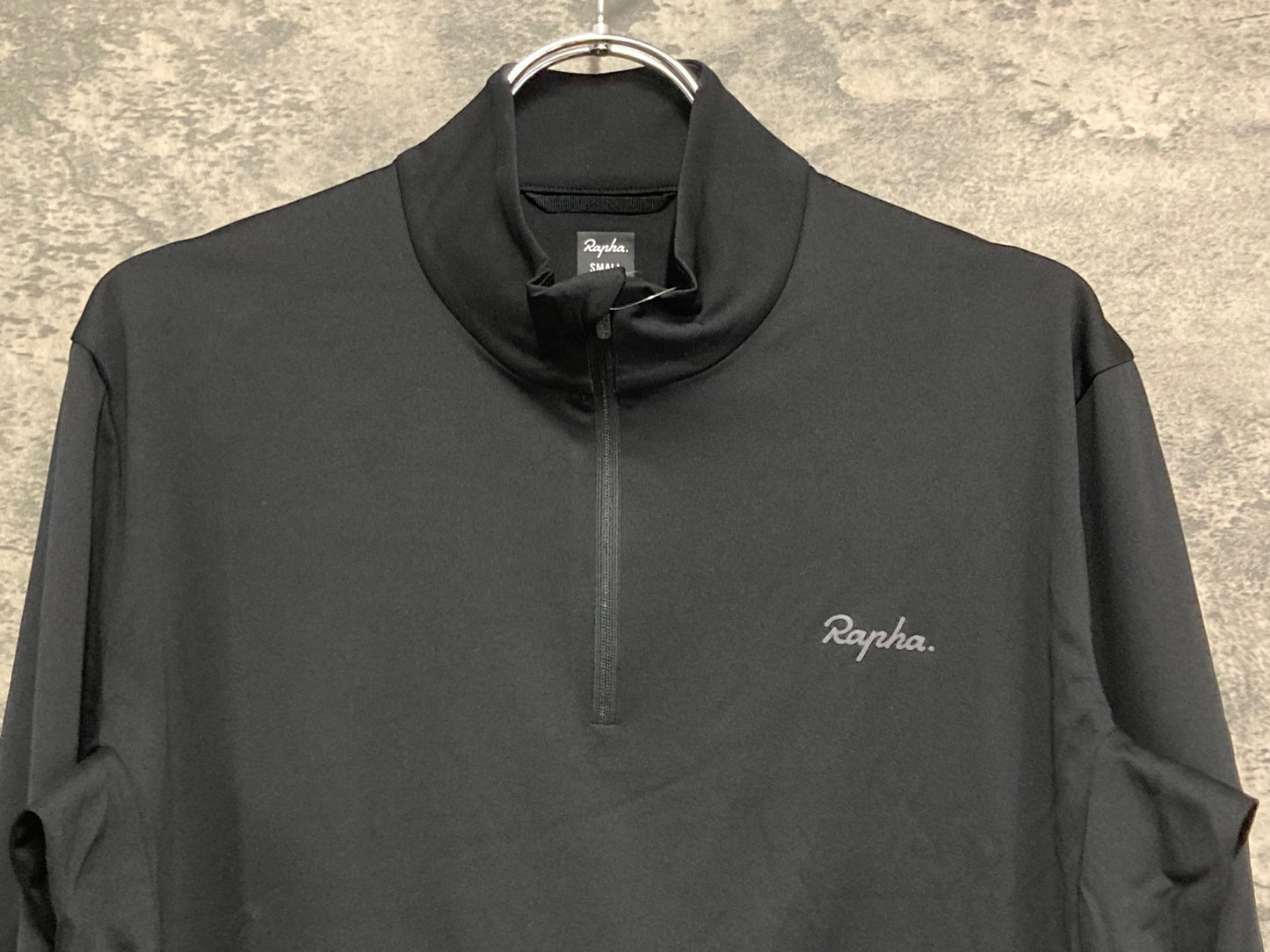 IX214 ラファ Rapha MEN'S ACTIVE HALF ZIP 長袖 Tシャツ 黒 M