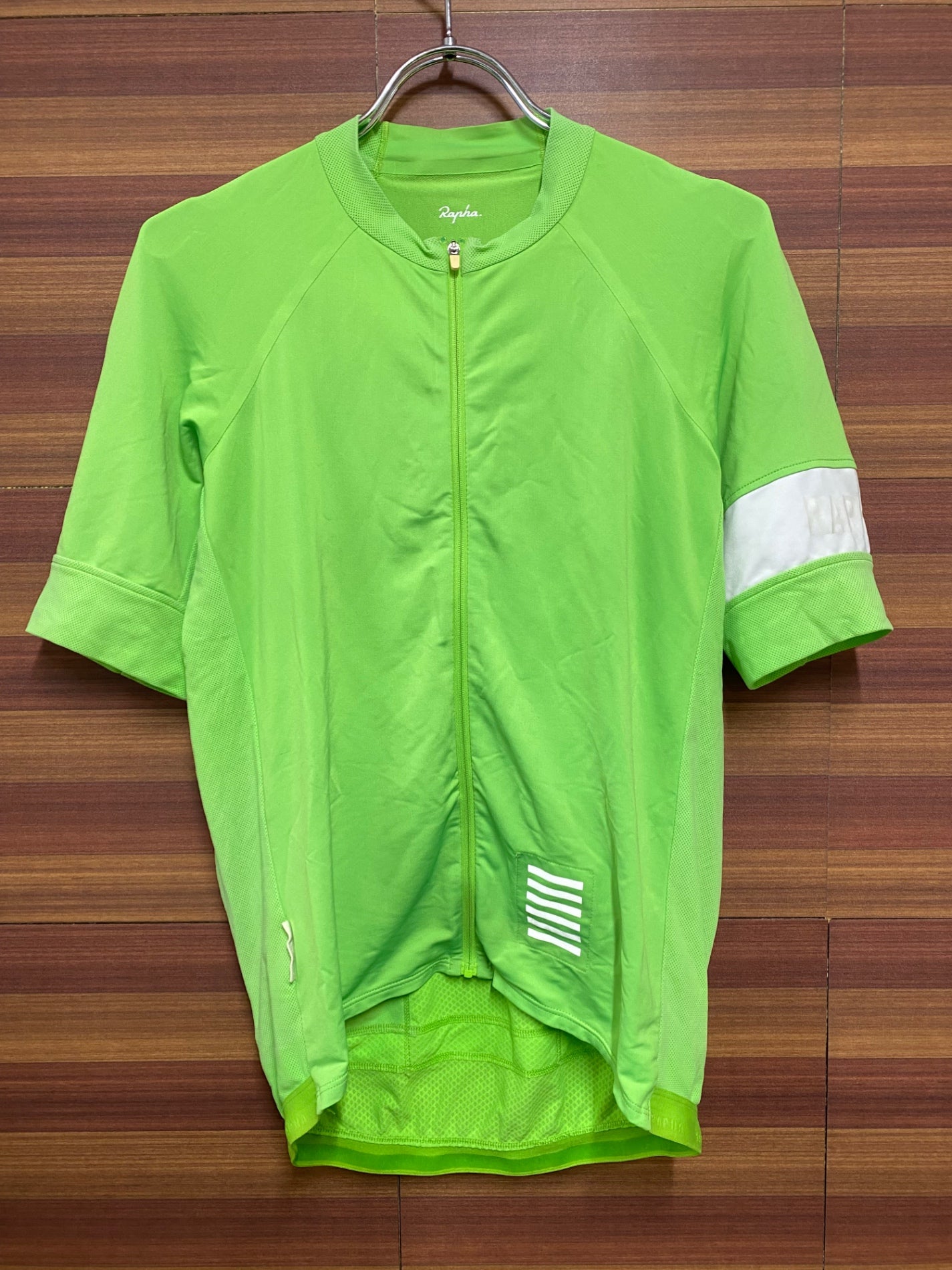 ID023 ラファ Rapha PRO TEAM JERSEY 半袖 サイクルジャージ 緑 M