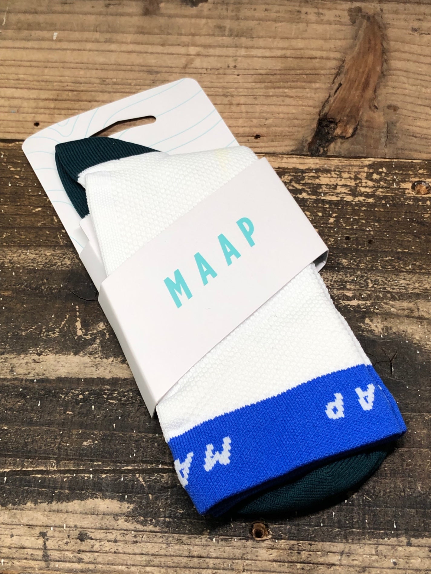 IT827 マープ MAAP Pro AirSock サイクルソックス 白 S-M