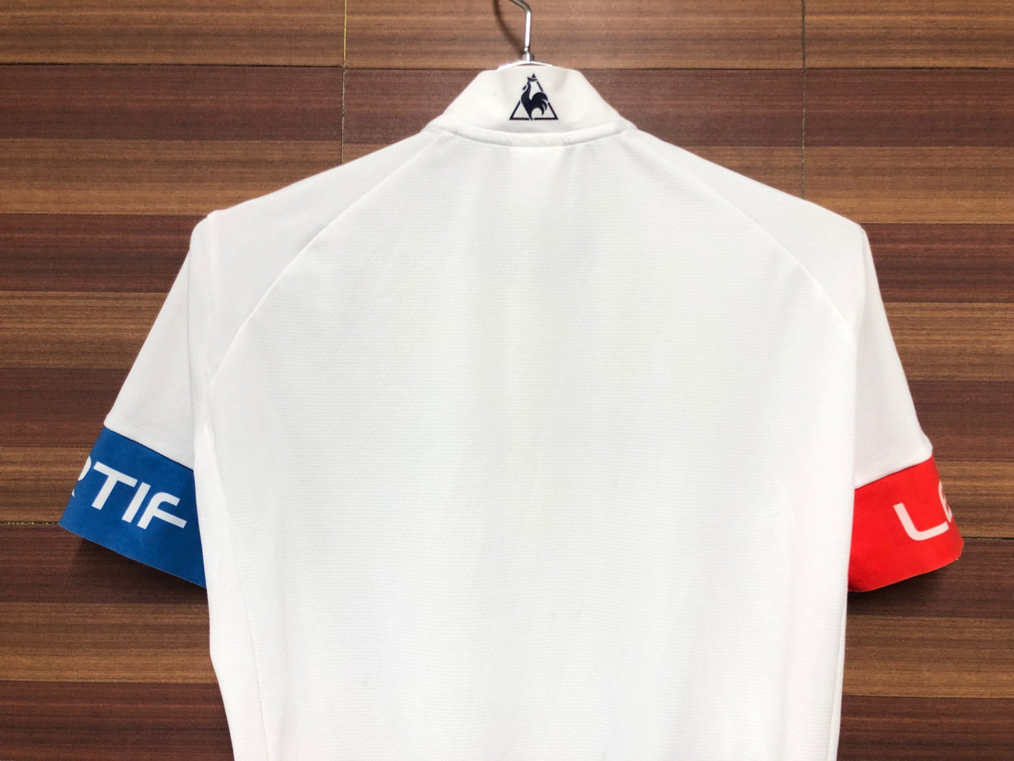 IM806 ルコックスポルティフ le coq sportif 半袖 サイクルジャージ 白 ※タグカット、サイズ不明