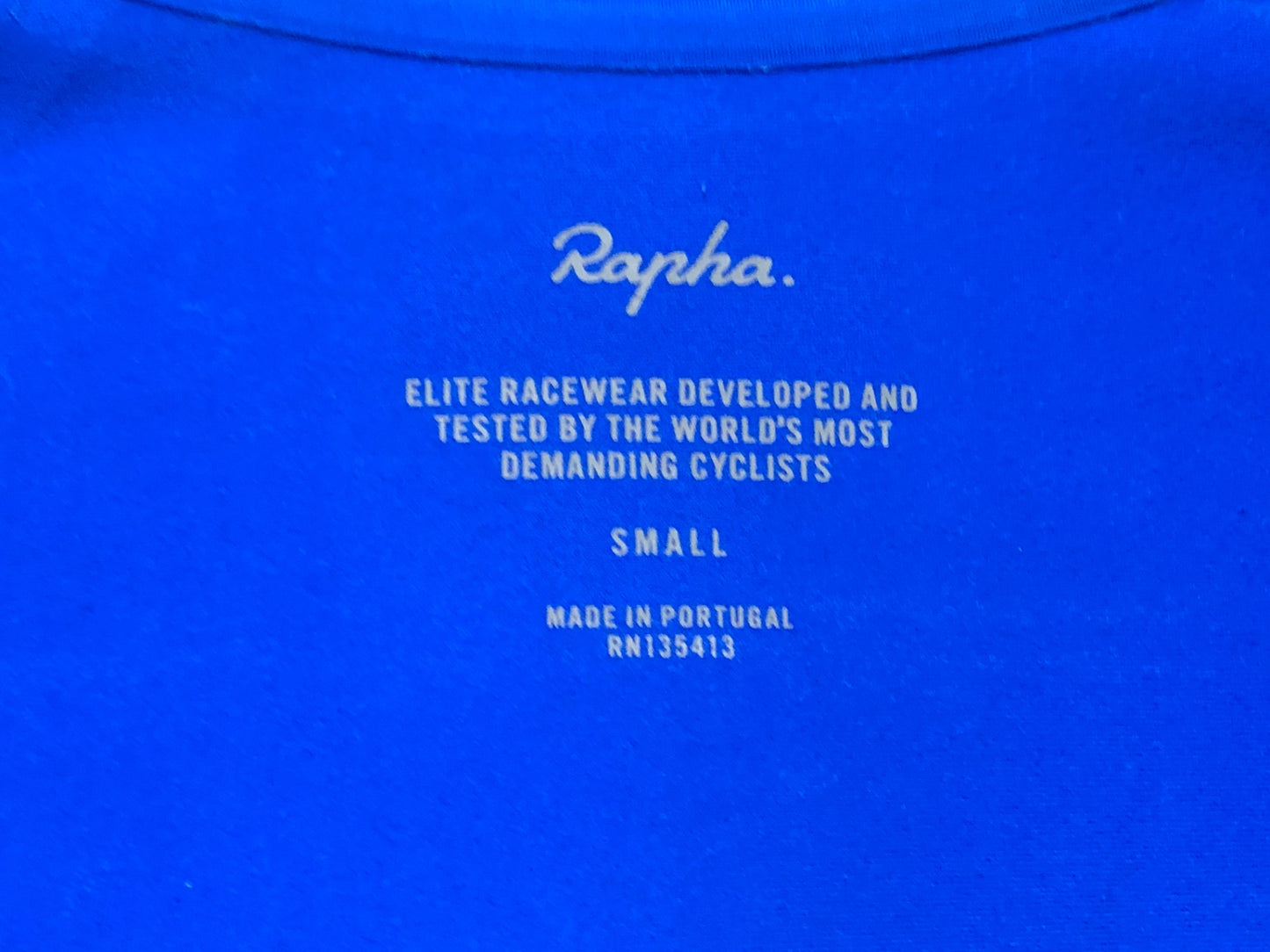 IN532 ラファ Rapha PRO TEAM LONG SLEEVE THERMAL JERSEY 長袖 サイクルジャージ 青 S