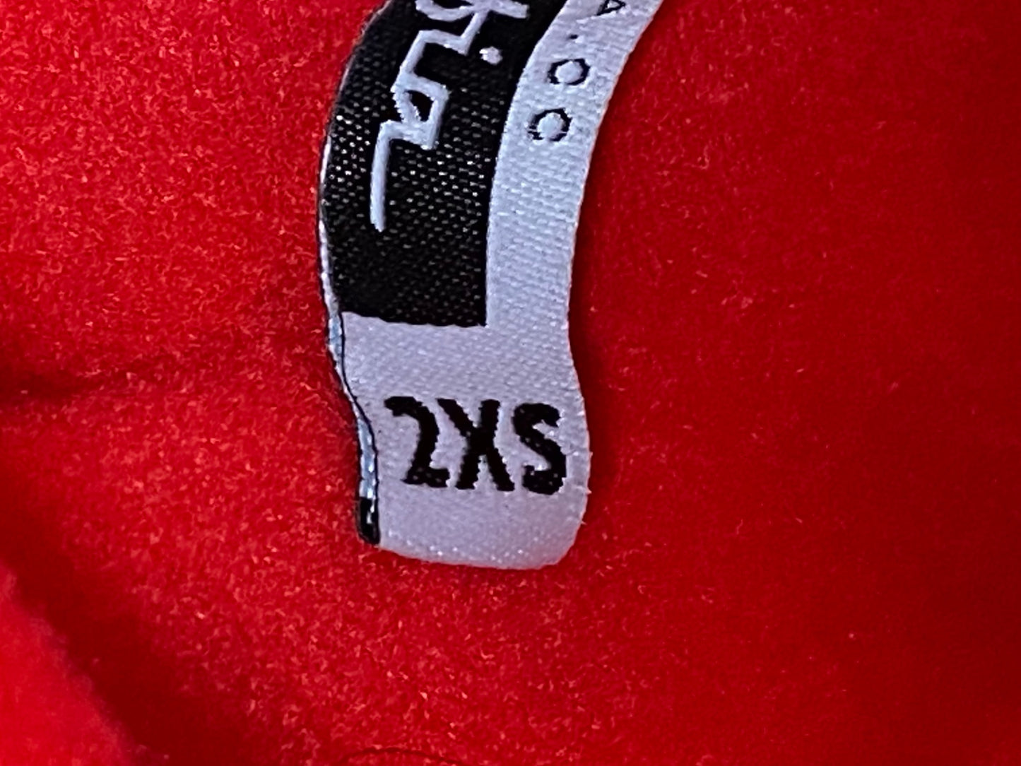 IR085 ペダルマフィア Pedal Mafia 長袖 サイクルジャージ 赤 レディース 2XS 裏起毛