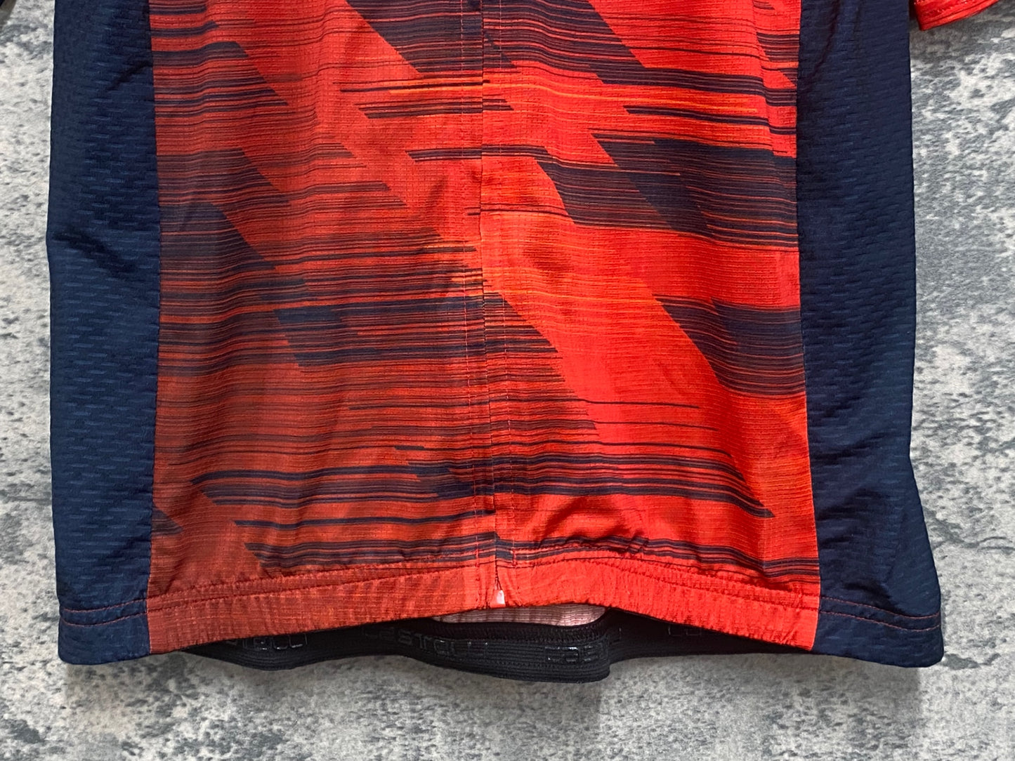 IZ056 カステリ CASTELLI 半袖 サイクルジャージ 赤 L