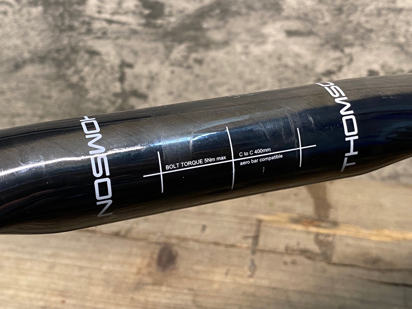 JB734 トムソン THOMSON CARBON DROP BAR AERO カーボン ドロップハンドル 400mm φ31.8