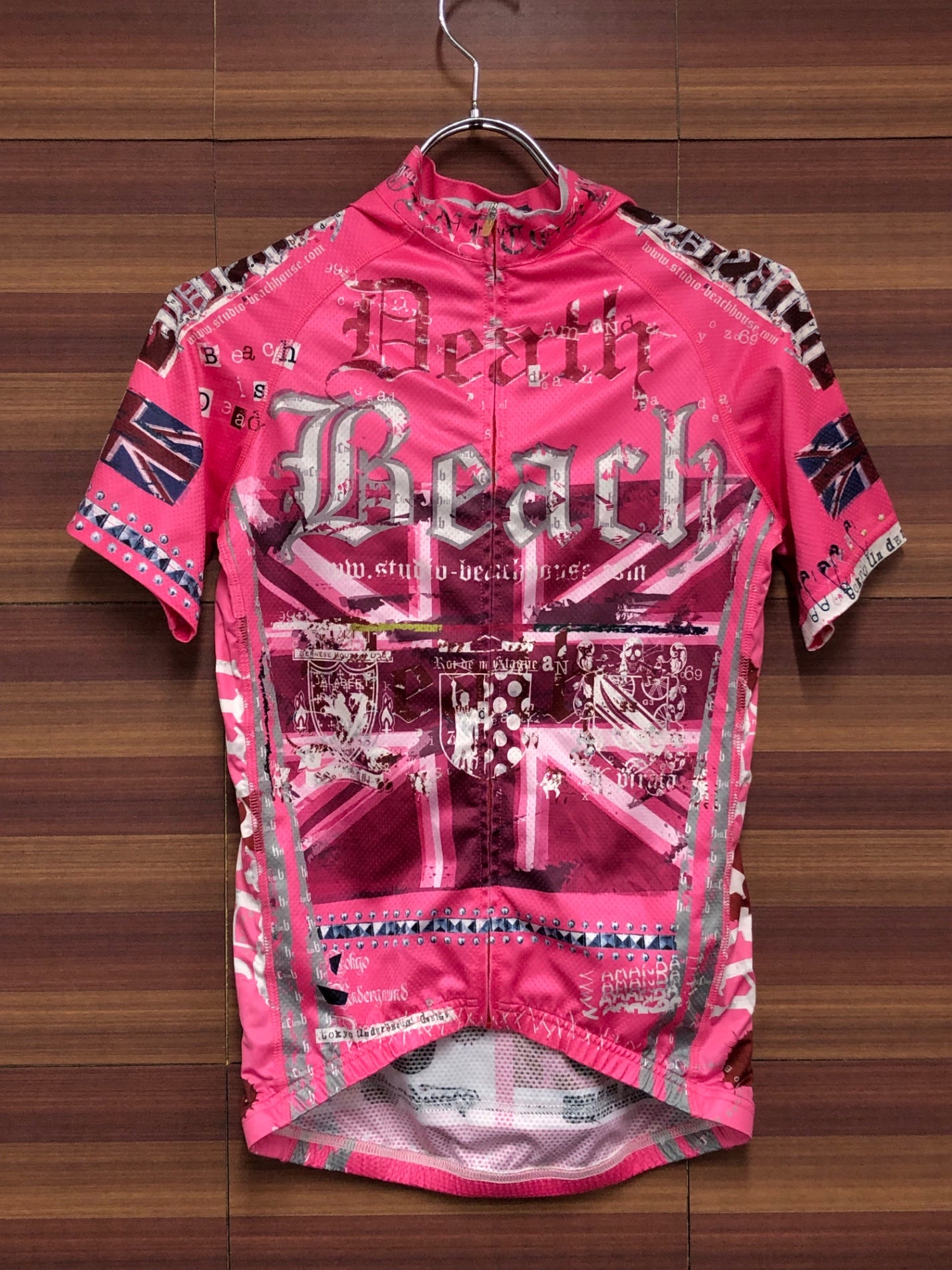 IS107 パンダーニ Pandani 半袖 サイクルジャージ ピンク XS